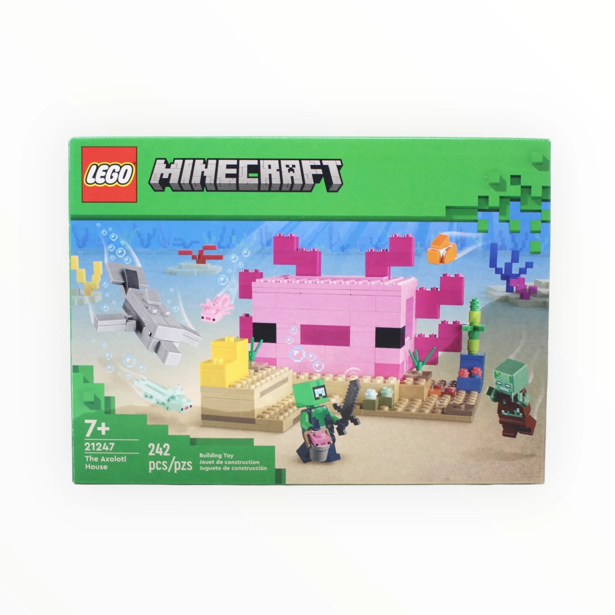 Certified Used Set 21247 Minecraft The Axolotl House - Image 3