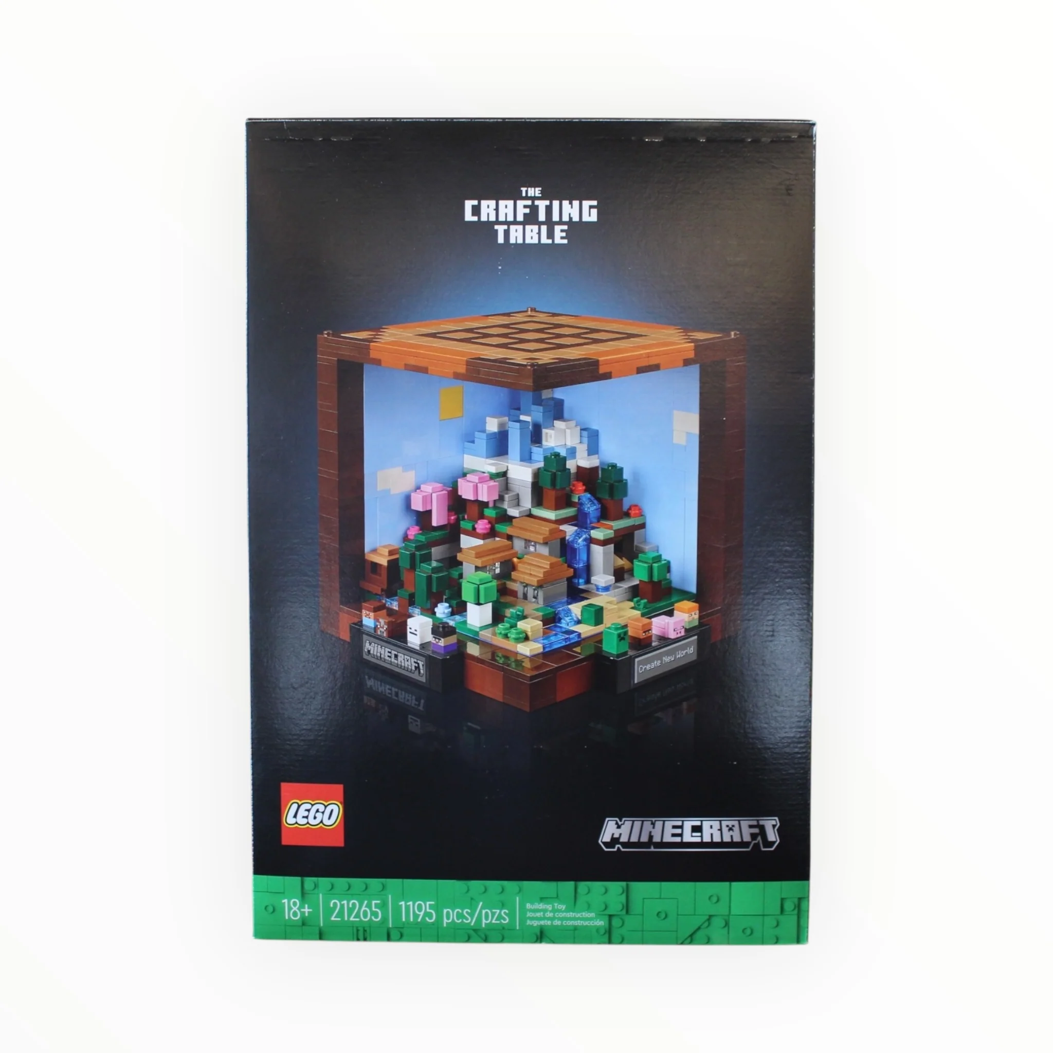 Certified Used Set 21265 Minecraft The Crafting Table