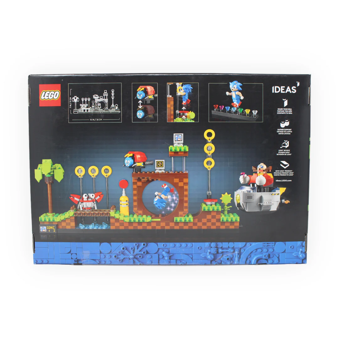 Certified Used Set 21331 LEGO Ideas Sonic the Hedgehog - Green Hill Zone - Image 2