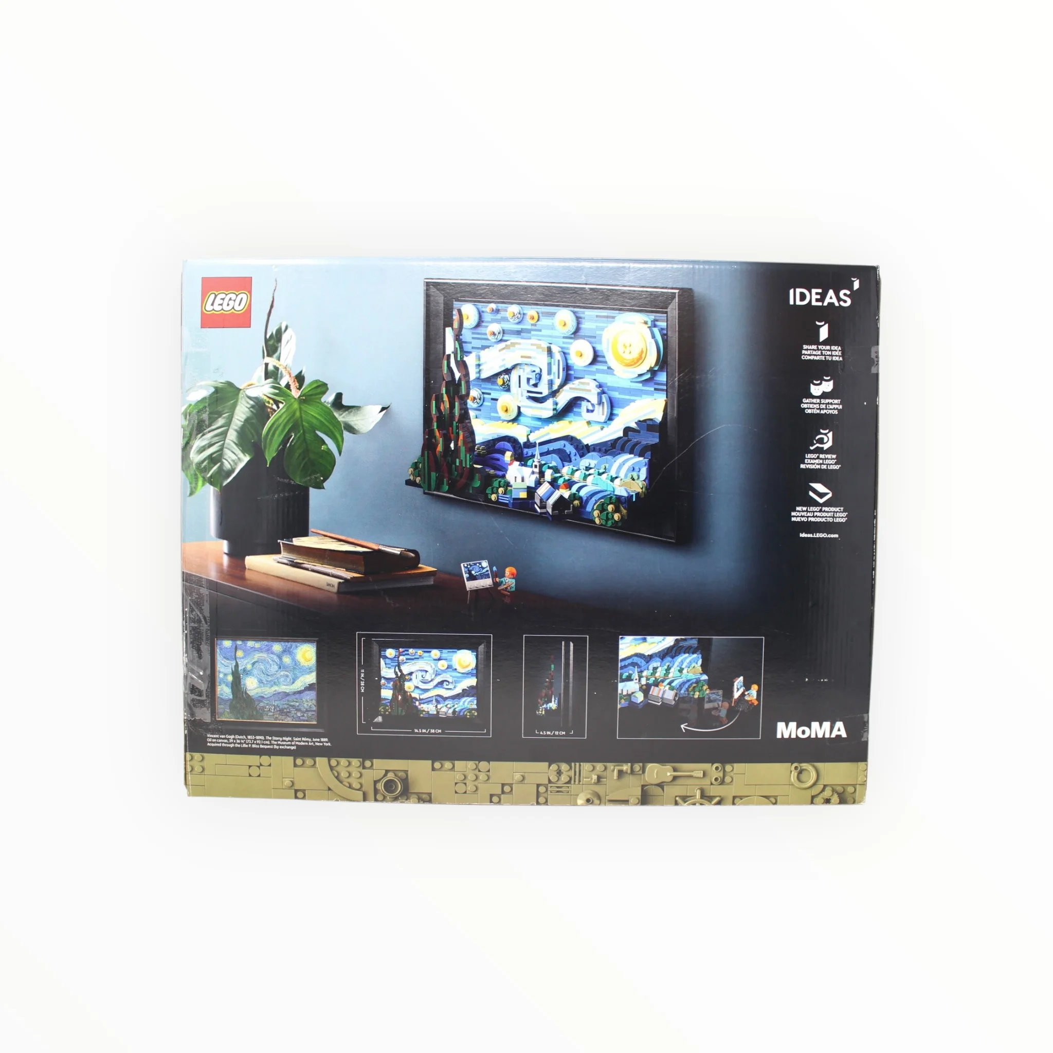 Certified Used Set 21333 LEGO Ideas Vincent van Gogh - The Starry Night - Image 2