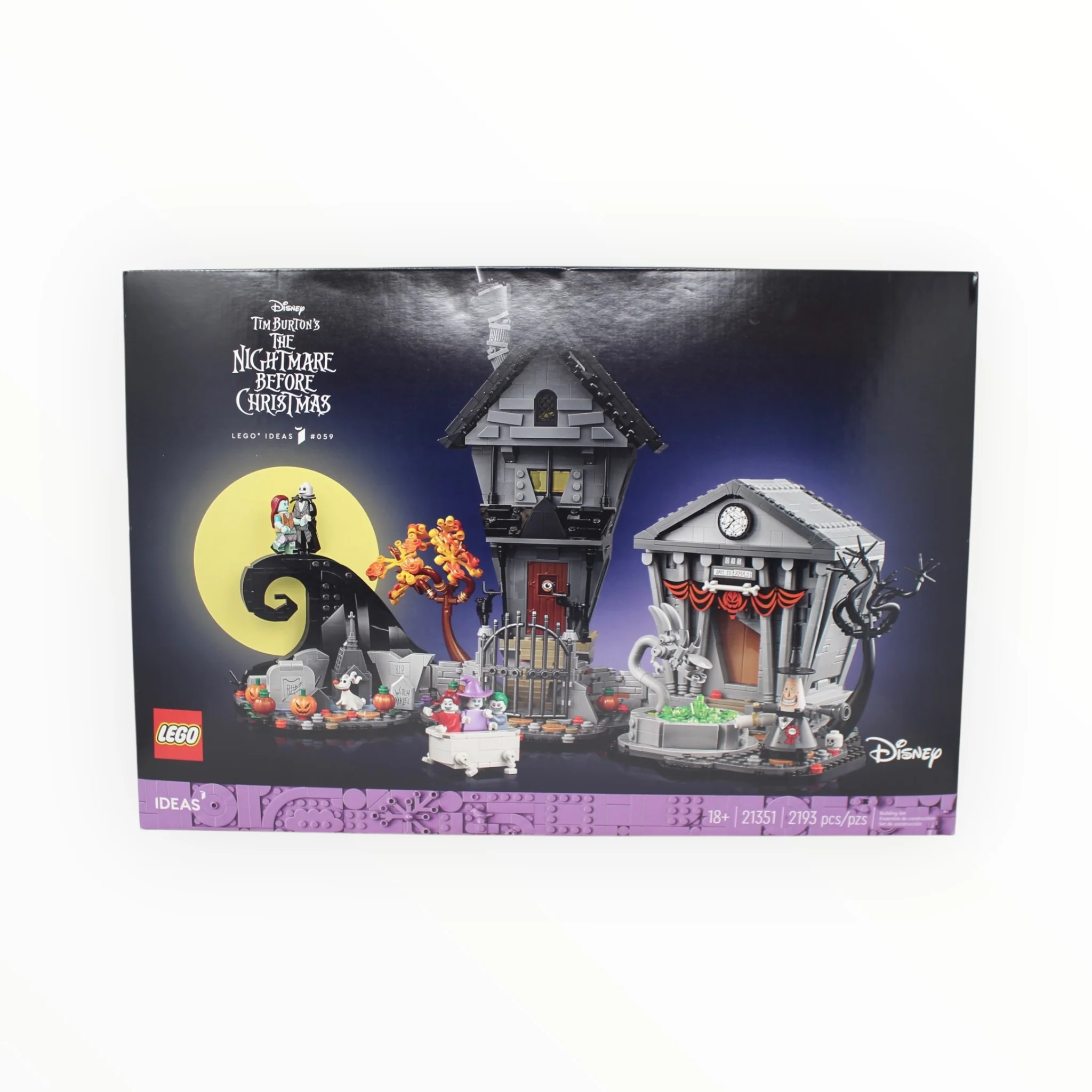 Certified Used Set 21351 LEGO Ideas Disney Tim Burton’s The Nightmare Before Christmas