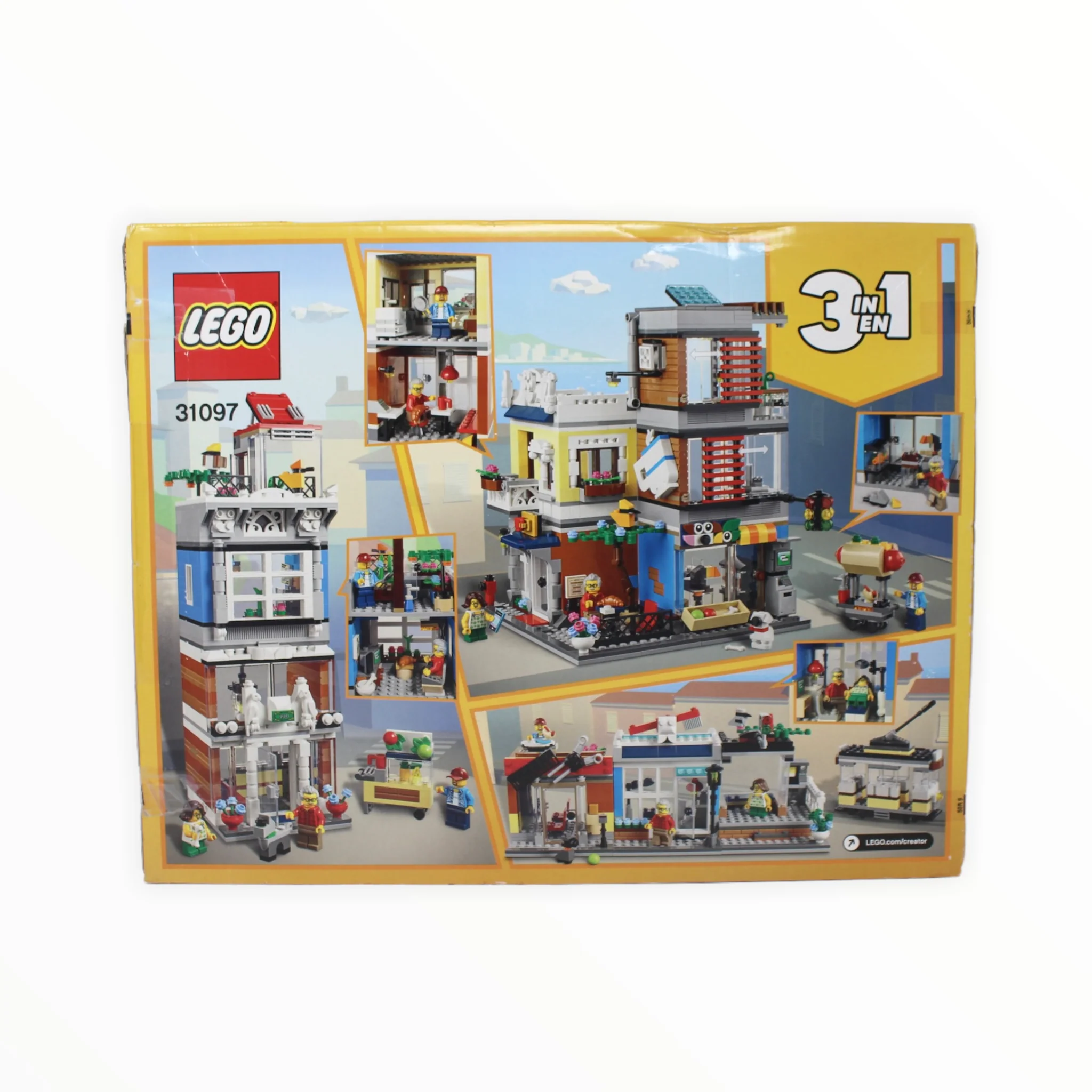 Certified Used Set 31097 Creator Townhouse Pet Shop & Café (open box, sealed bags) - Image 2