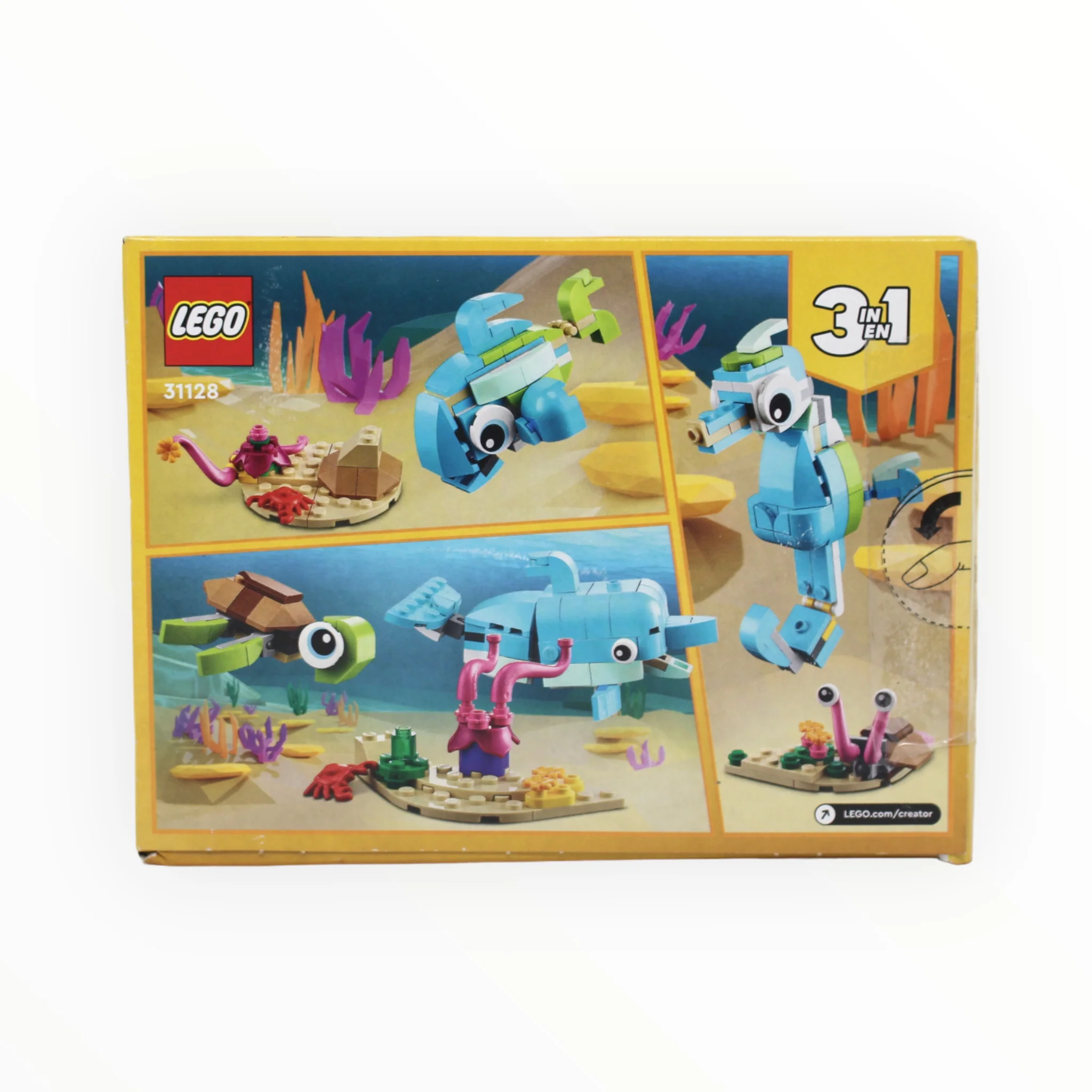 Certified Used Set 31128 Creator Dolphin and Turtle (open box, sealed bags) - Image 2