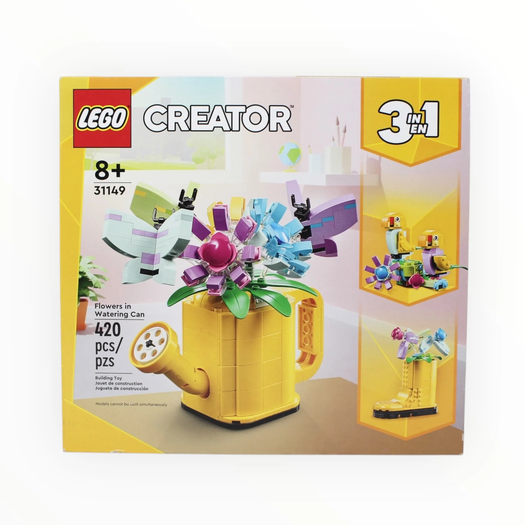 Certified Used Set 31149 Creator Flowers in Watering Can