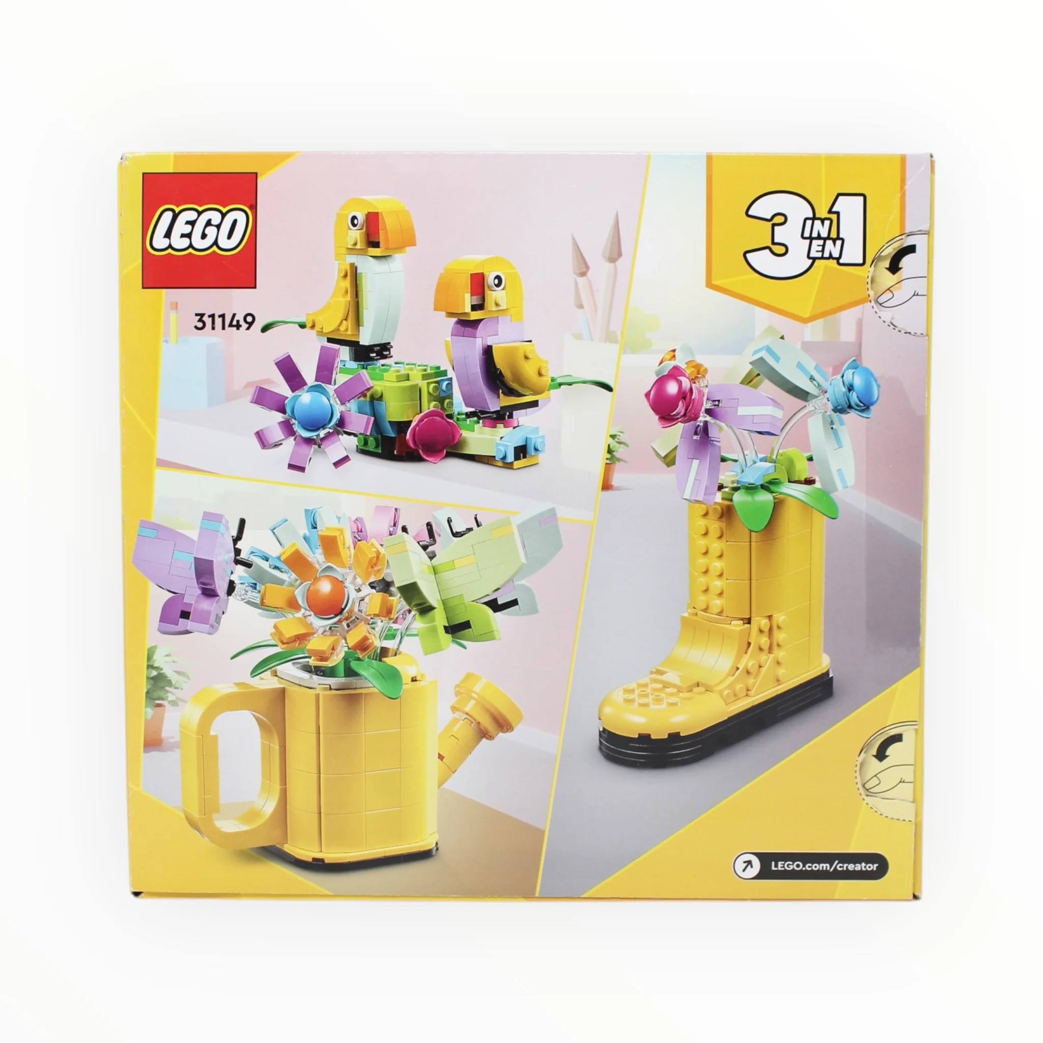 Certified Used Set 31149 Creator Flowers in Watering Can - Image 2