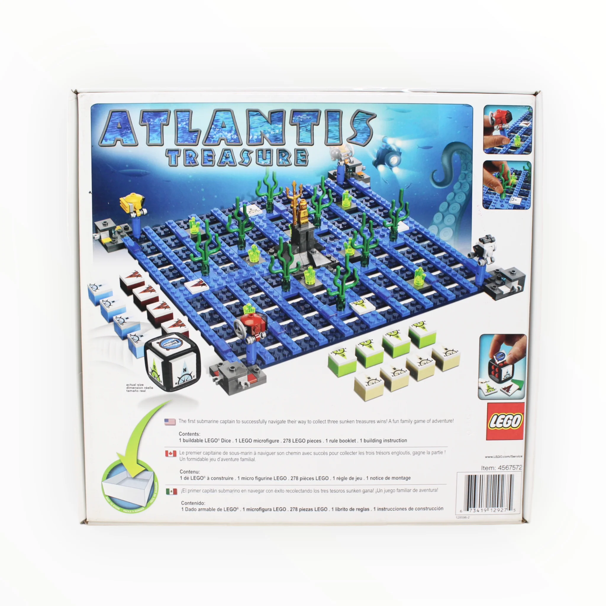 Certified Used Set 3851 LEGO Atlantis Treasure - Image 2