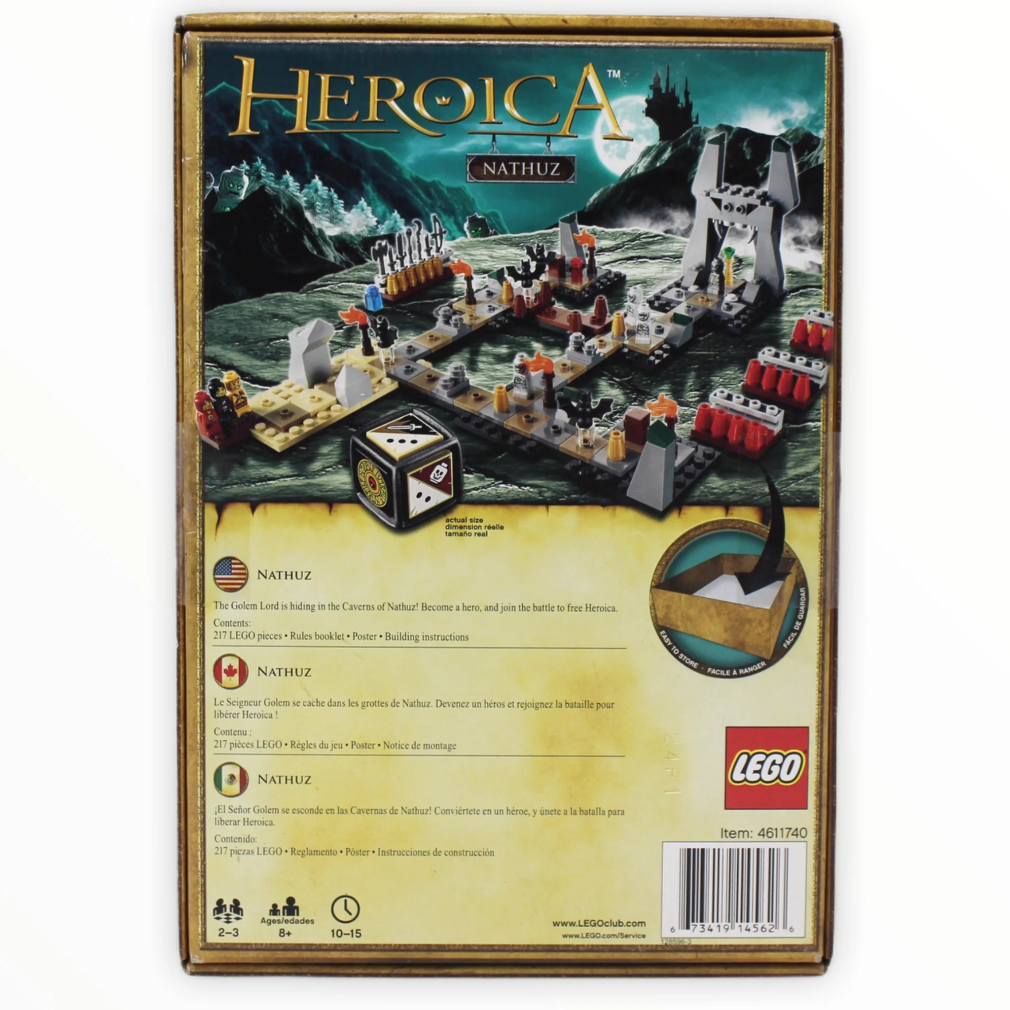 Certified Used Set 3859 Heroica Caverns of Nathuz - Image 2