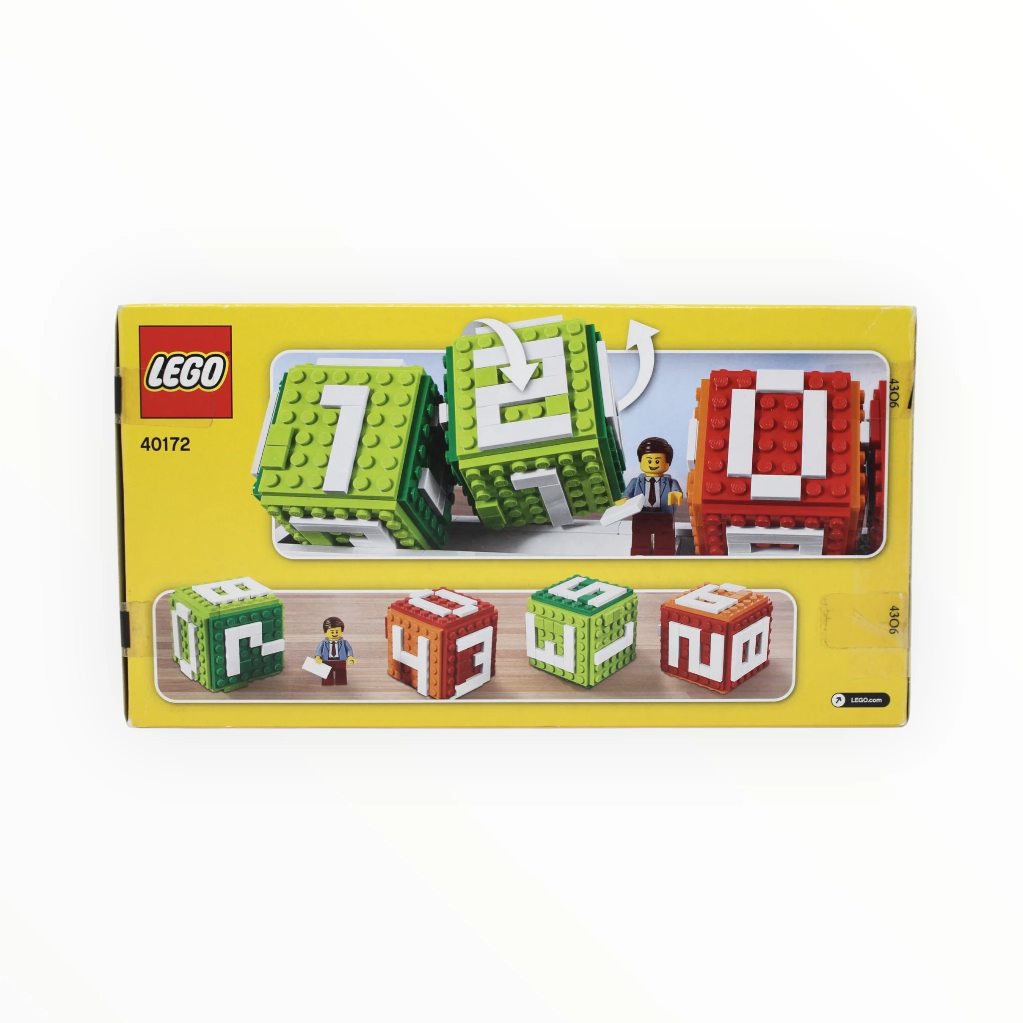 Certified Used Set 40172 LEGO Brick Calendar (open box, sealed bags) - Image 2