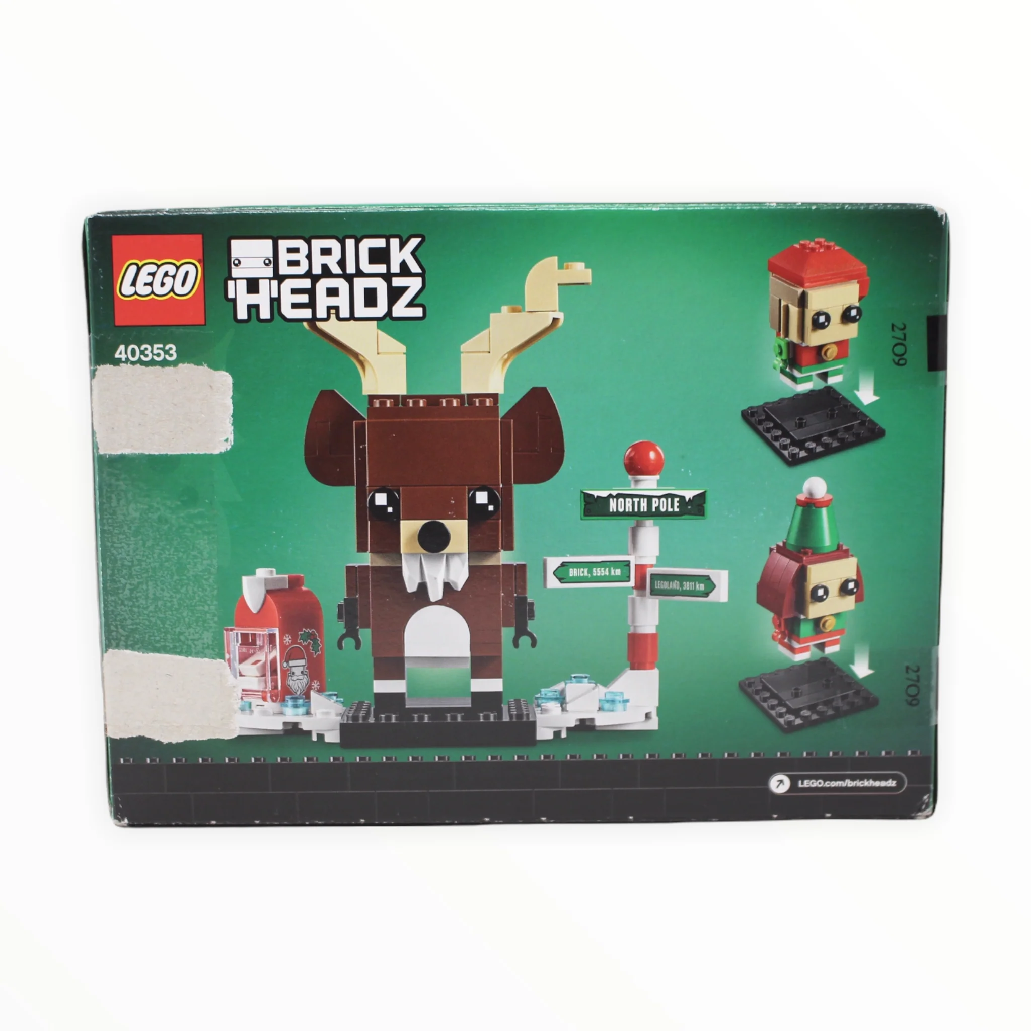 Certified Used Set 40353 BrickHeadz Reindeer, Elf & Elfie - Image 2