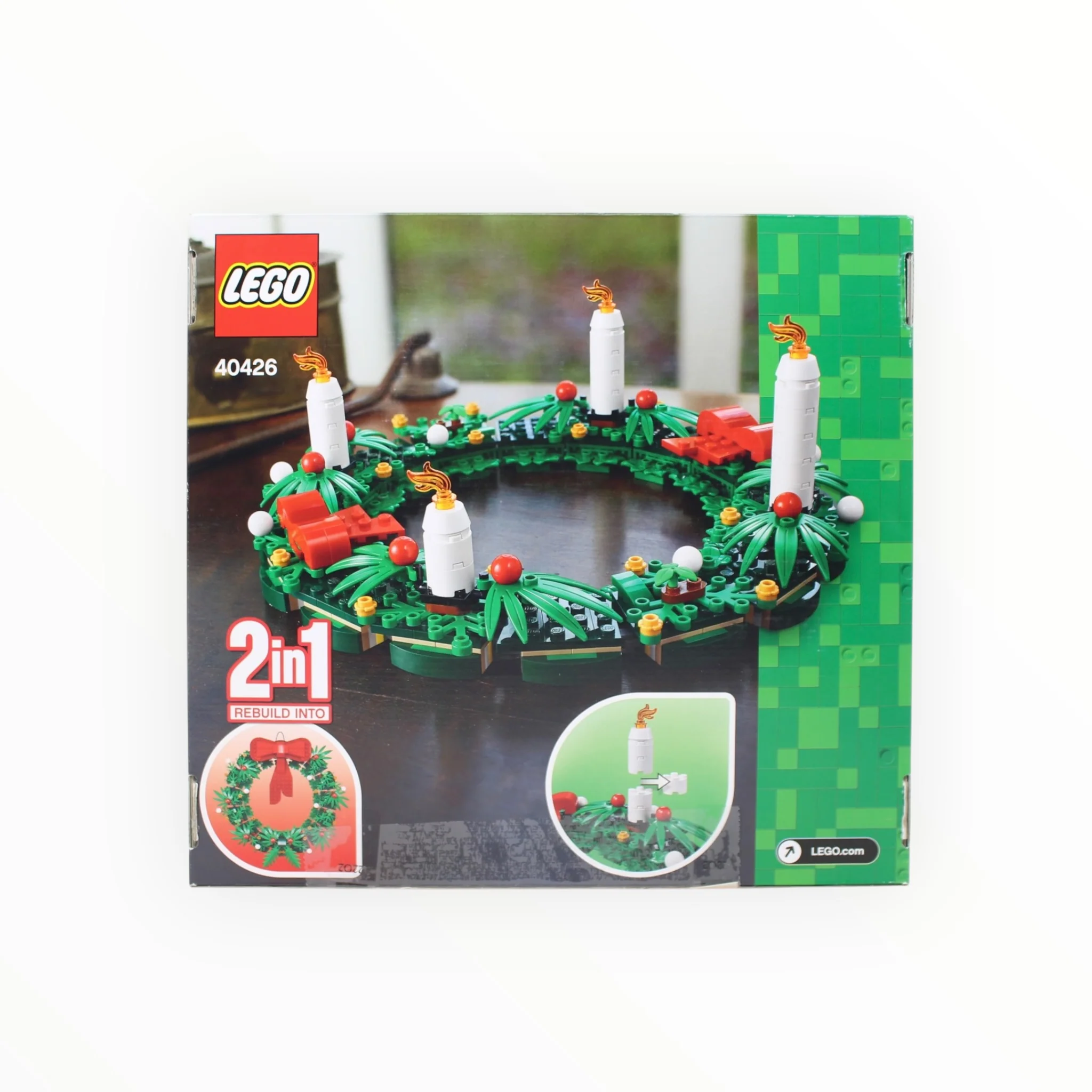 Certified Used Set 40426 LEGO Christmas Wreath 2-in-1 - Image 2