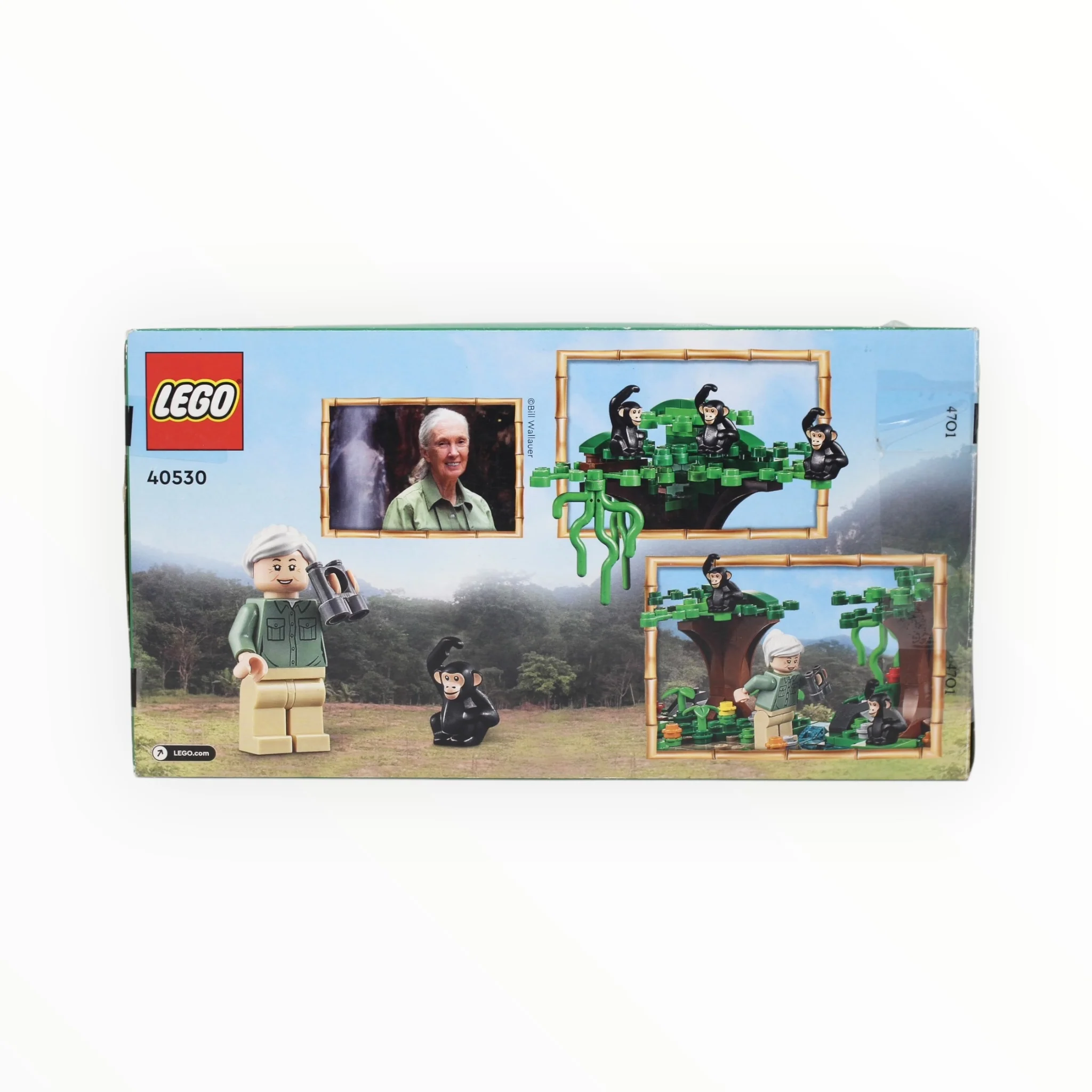 Certified Used Set 40530 LEGO Jane Goodall Tribute (damaged box) - Image 2