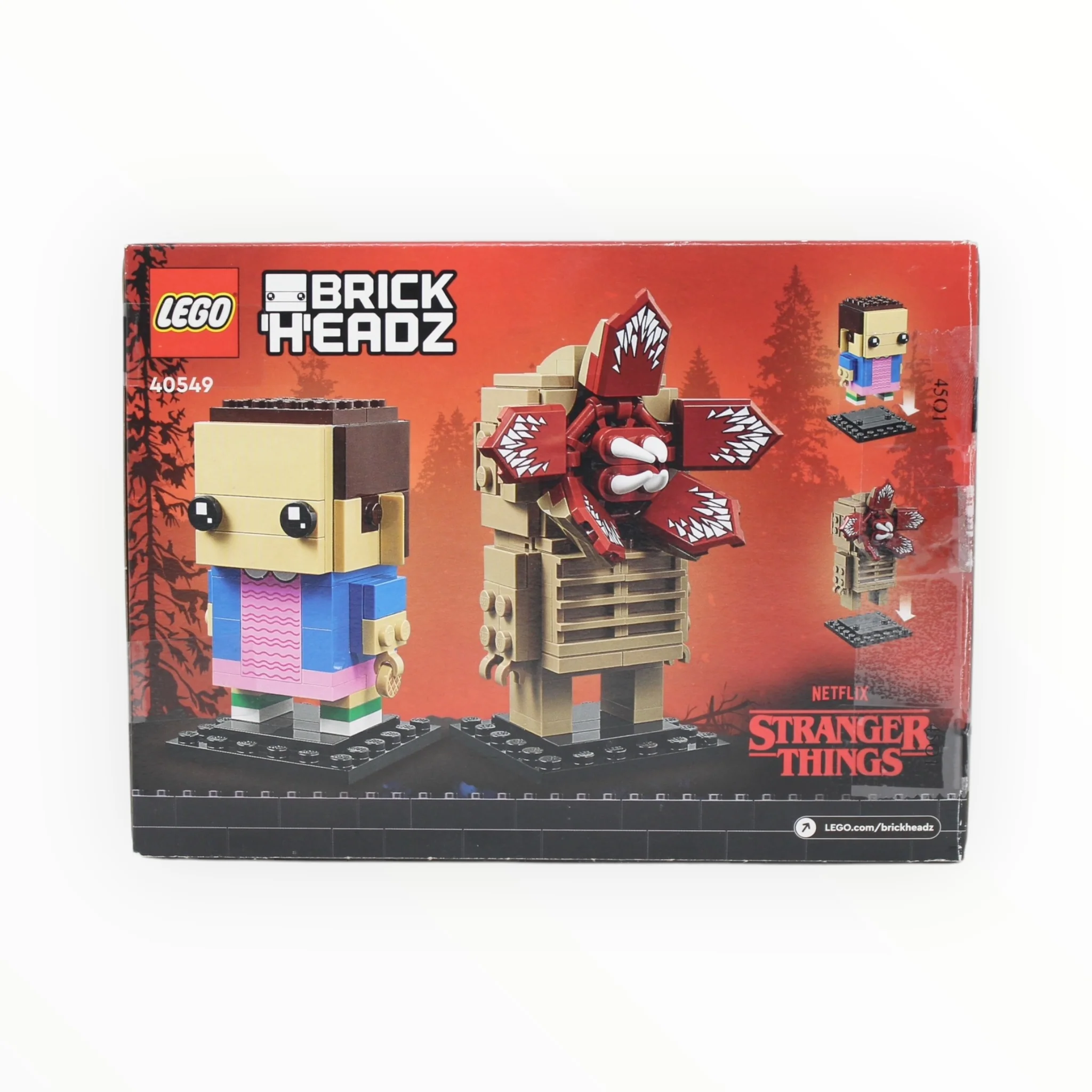 Certified Used Set 40549 Stranger Things BrickHeadz Demogorgon & Eleven - Image 2