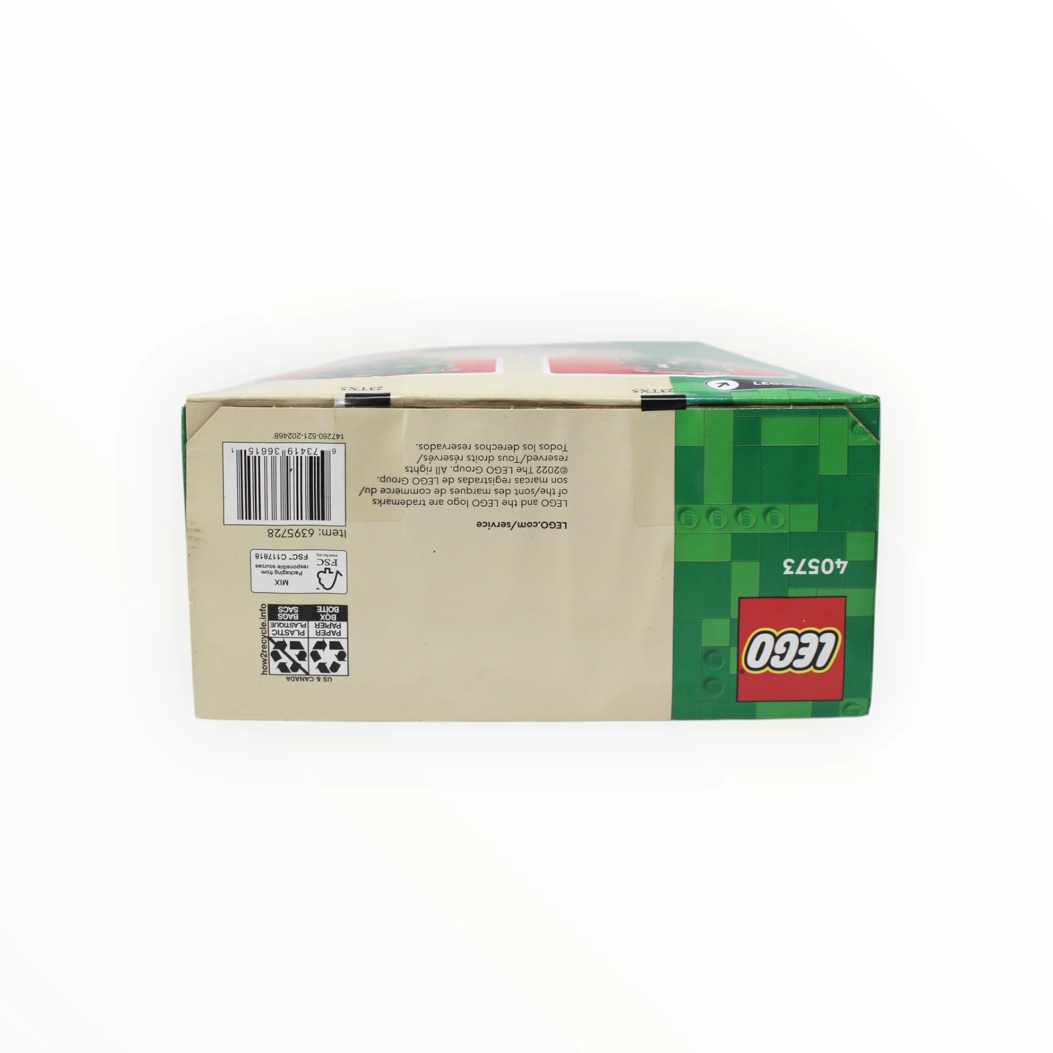 Certified Used Set 40573 LEGO Christmas Tree (2022, slight box damage) - Image 3