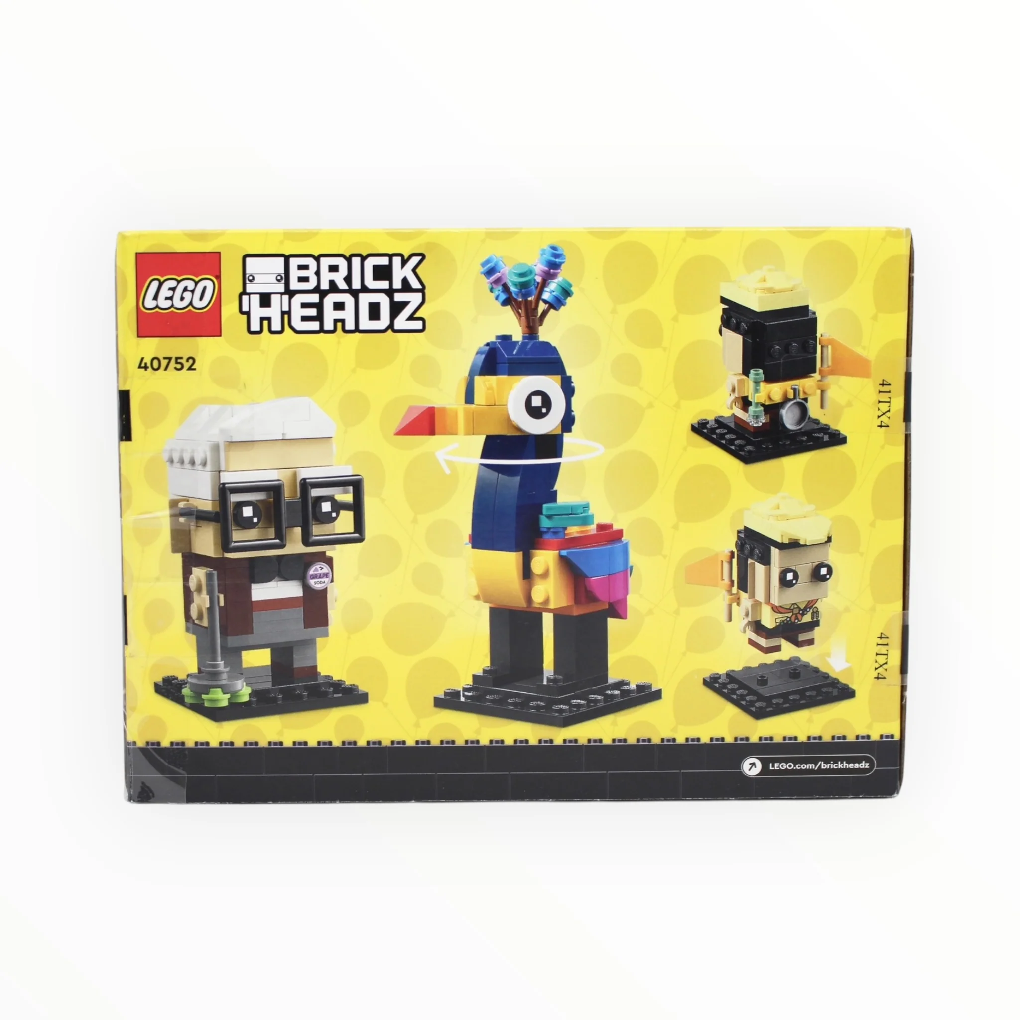 Certified Used Set 40752 Disney BrickHeadz Carl, Russell, & Kevin (open box, sealed bags) - Image 2