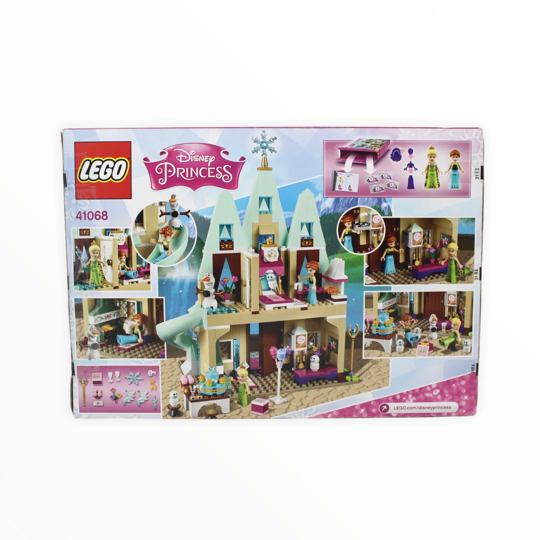 Certified Used Set 41068 Disney Princess Arendelle Castle Celebration (open box, open bag 1, other bags sealed) - Image 2