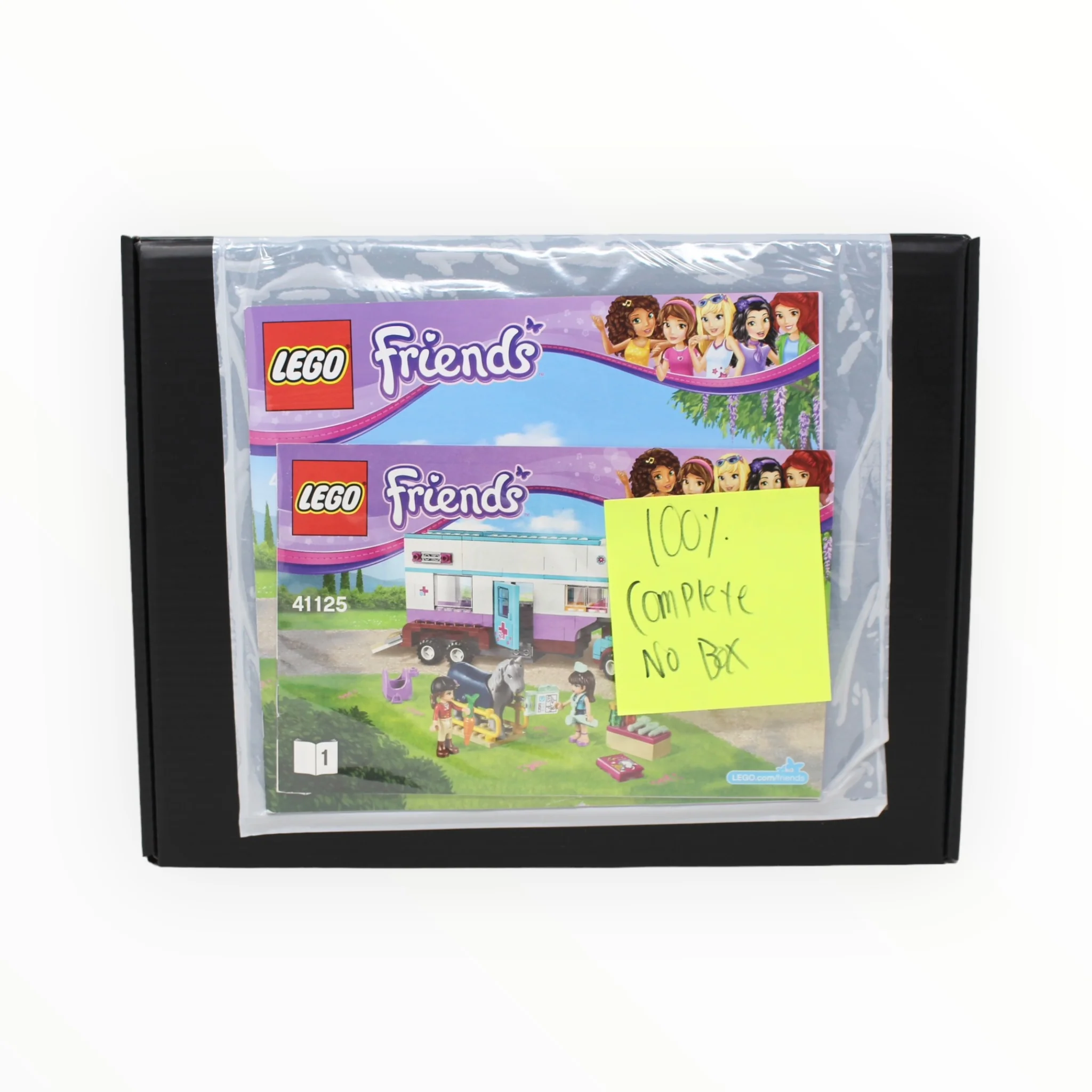 Certified Used Set 41125 Friends Horse Vet Trailer (no box)