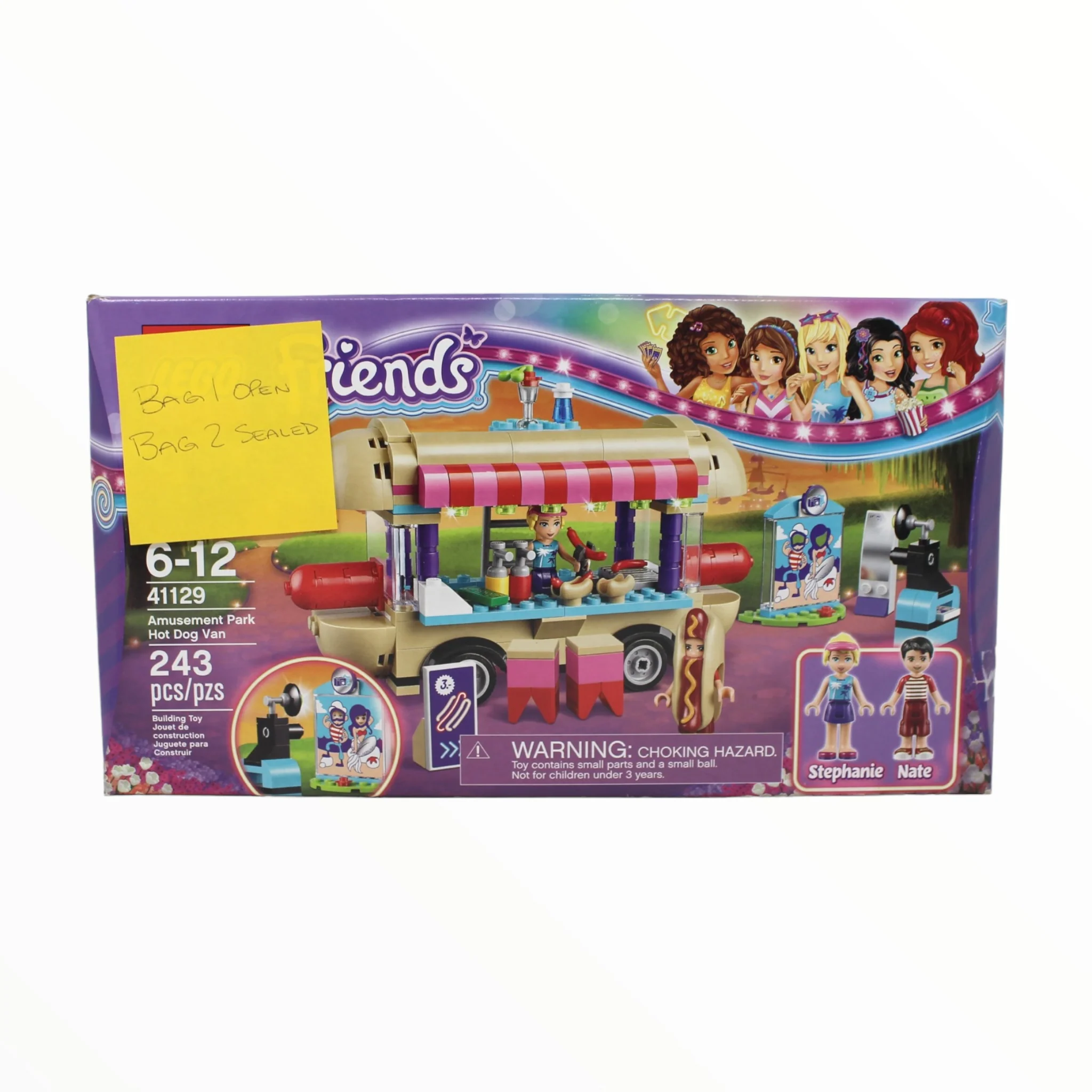 Certified Used Set 41129 Friends Amusement Park Hot Dog Van