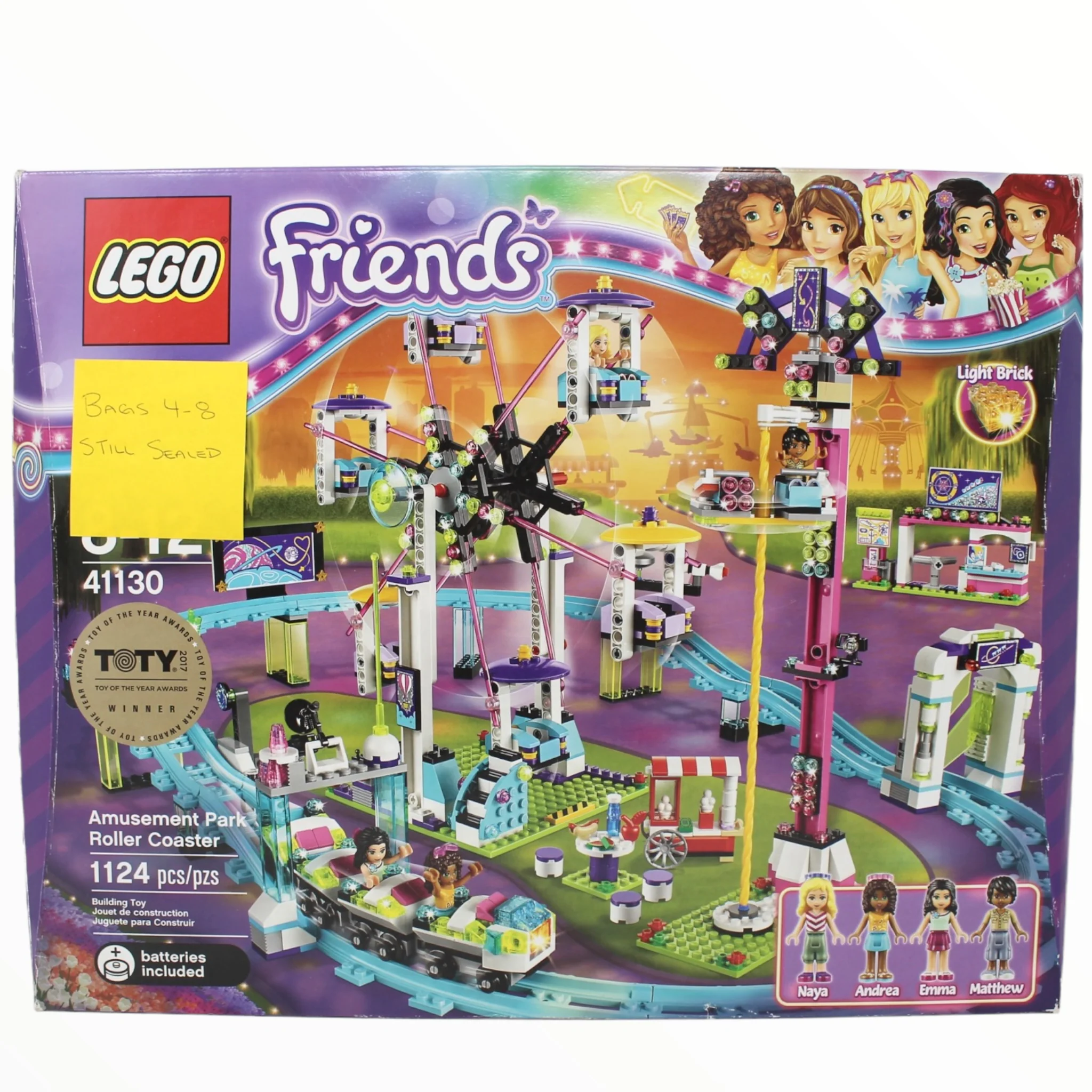 Certified Used Set 41130 Friends Amusement Park Roller Coaster