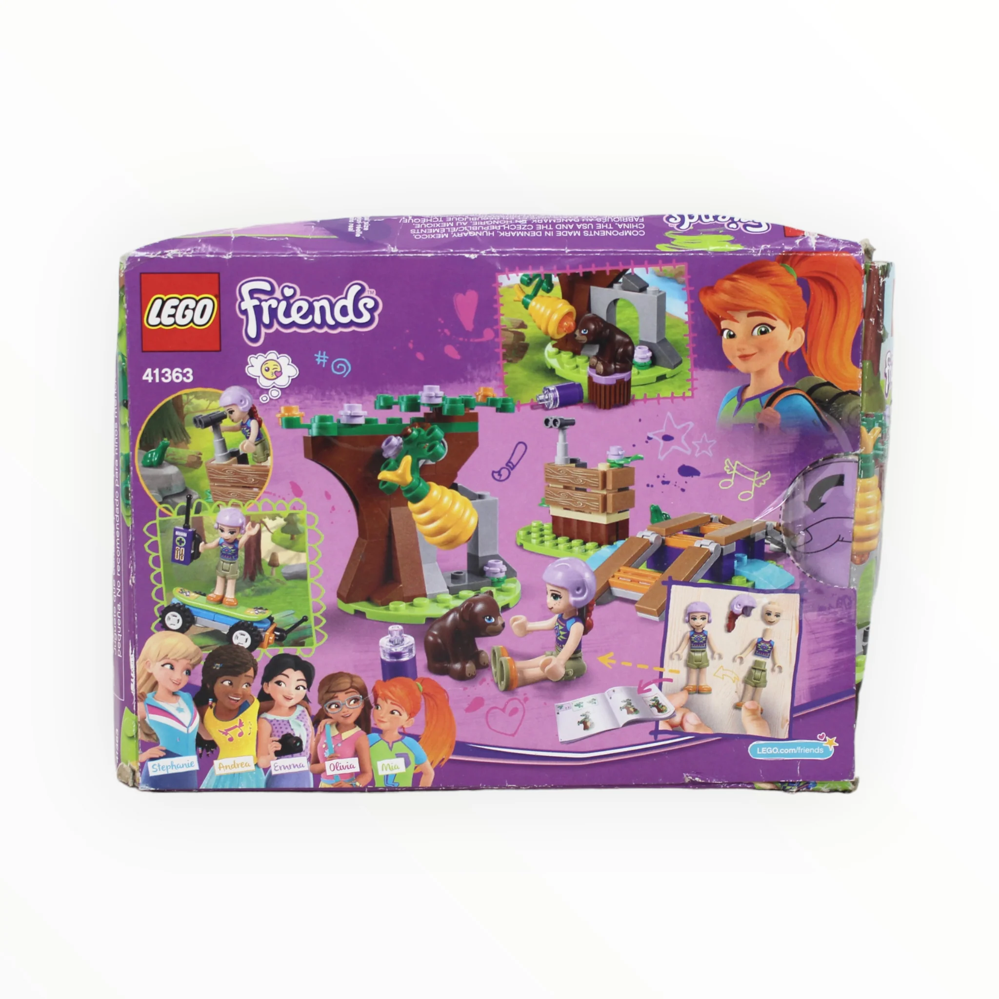 Certified Used Set 41363 Friends Mia’s Forest Adventure (open and damaged box, sealed bags) - Image 2