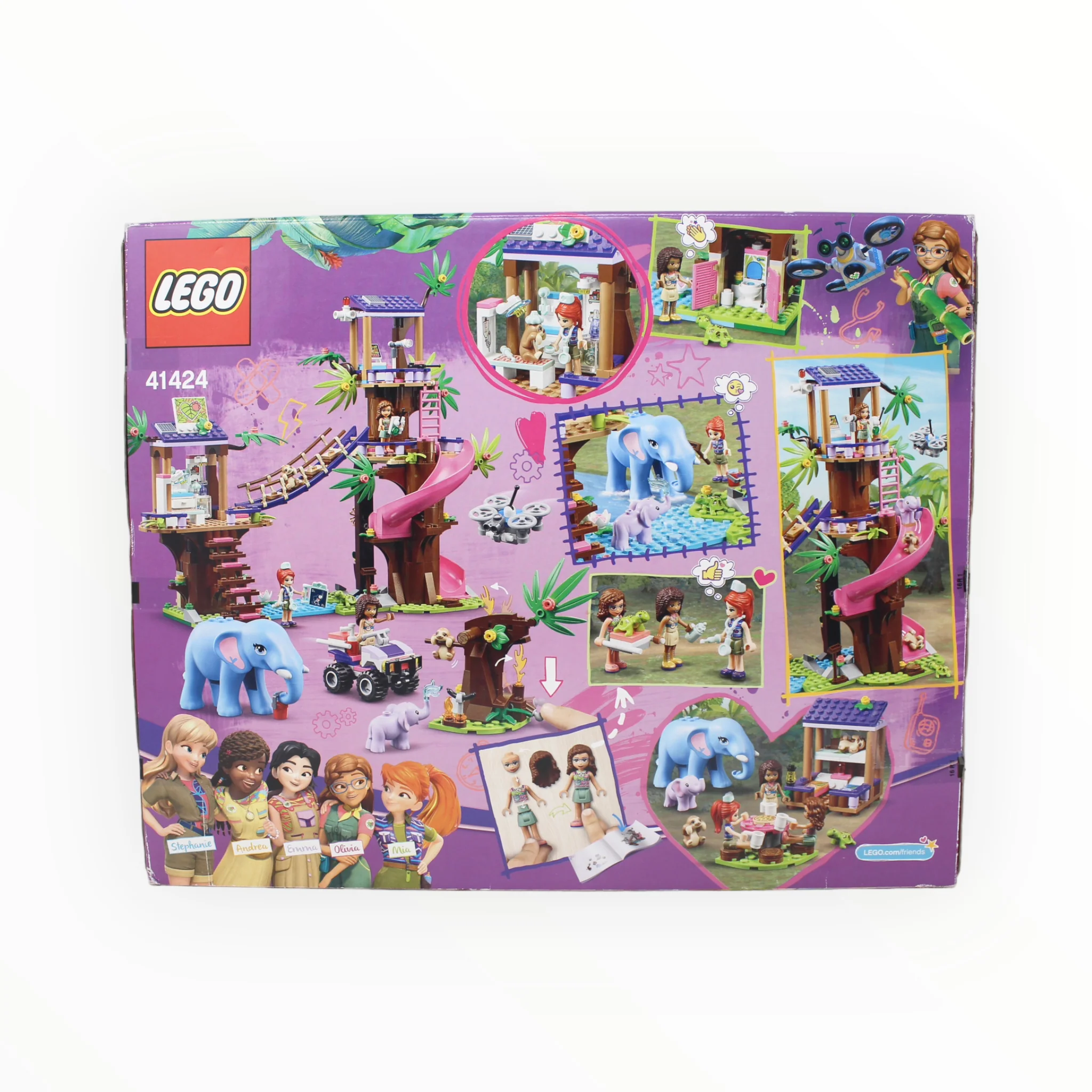 Certified Used Set 41424 Friends Jungle Rescue Base - Image 2