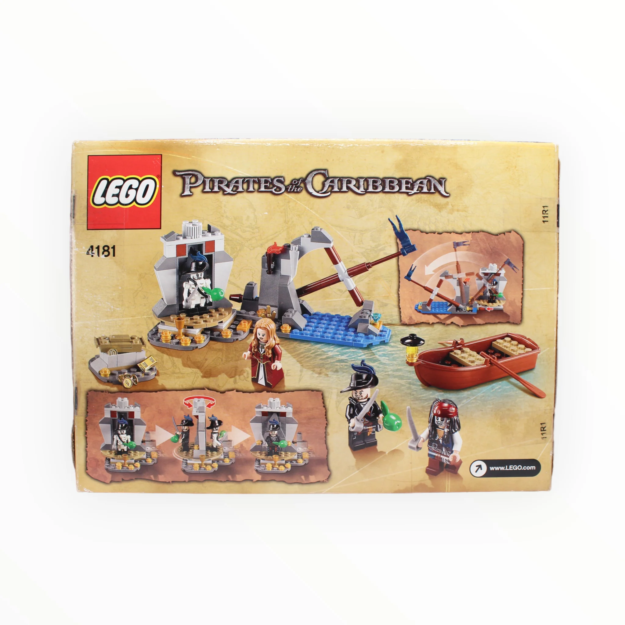 Certified Used Set 4181 Pirates of the Caribbean Isla de Muerta (open box, sealed bags) - Image 2