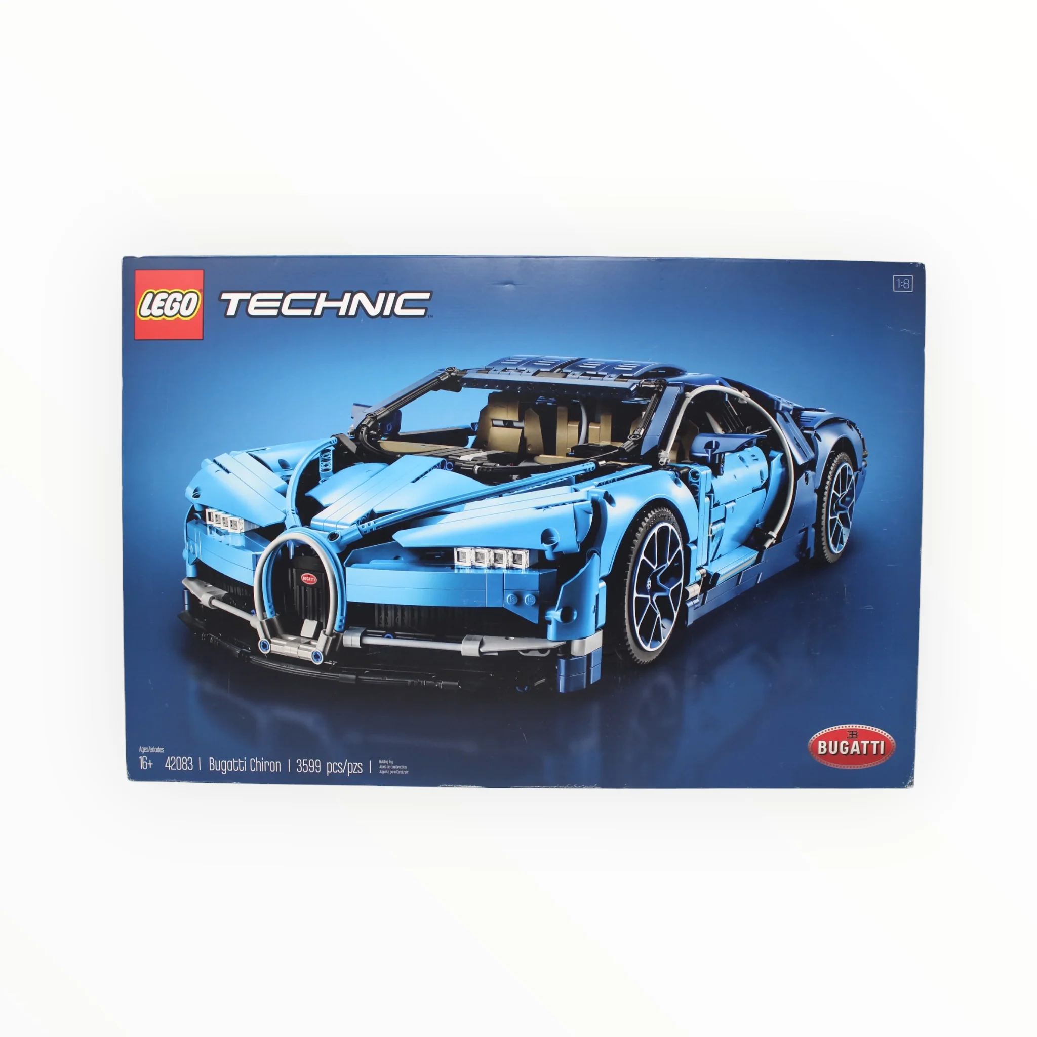 Certified Used Set 42083 Technic Bugatti Chiron (bags 5-13 still sealed)
