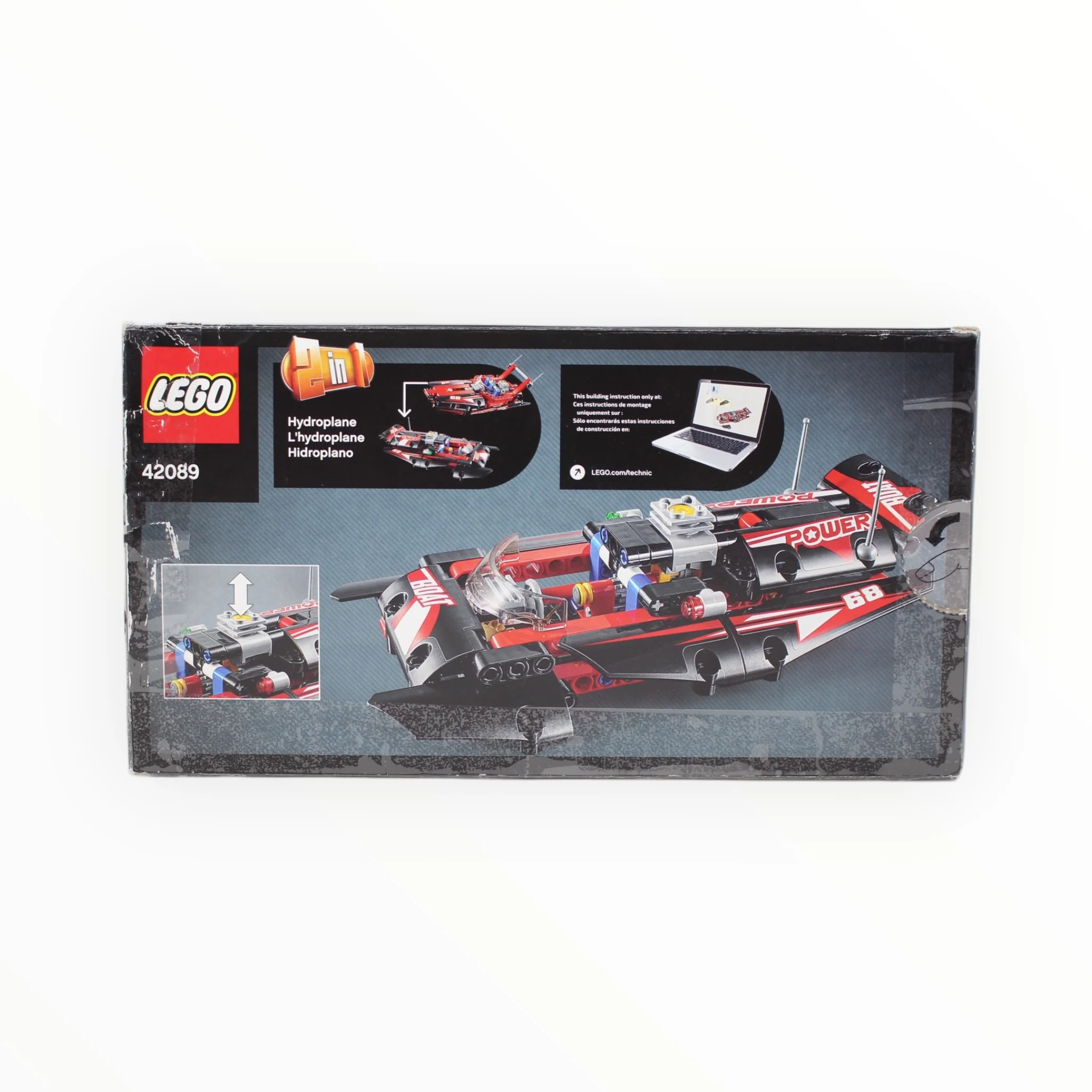 Certified Used Set 42089 Technic Power Boat - Image 2