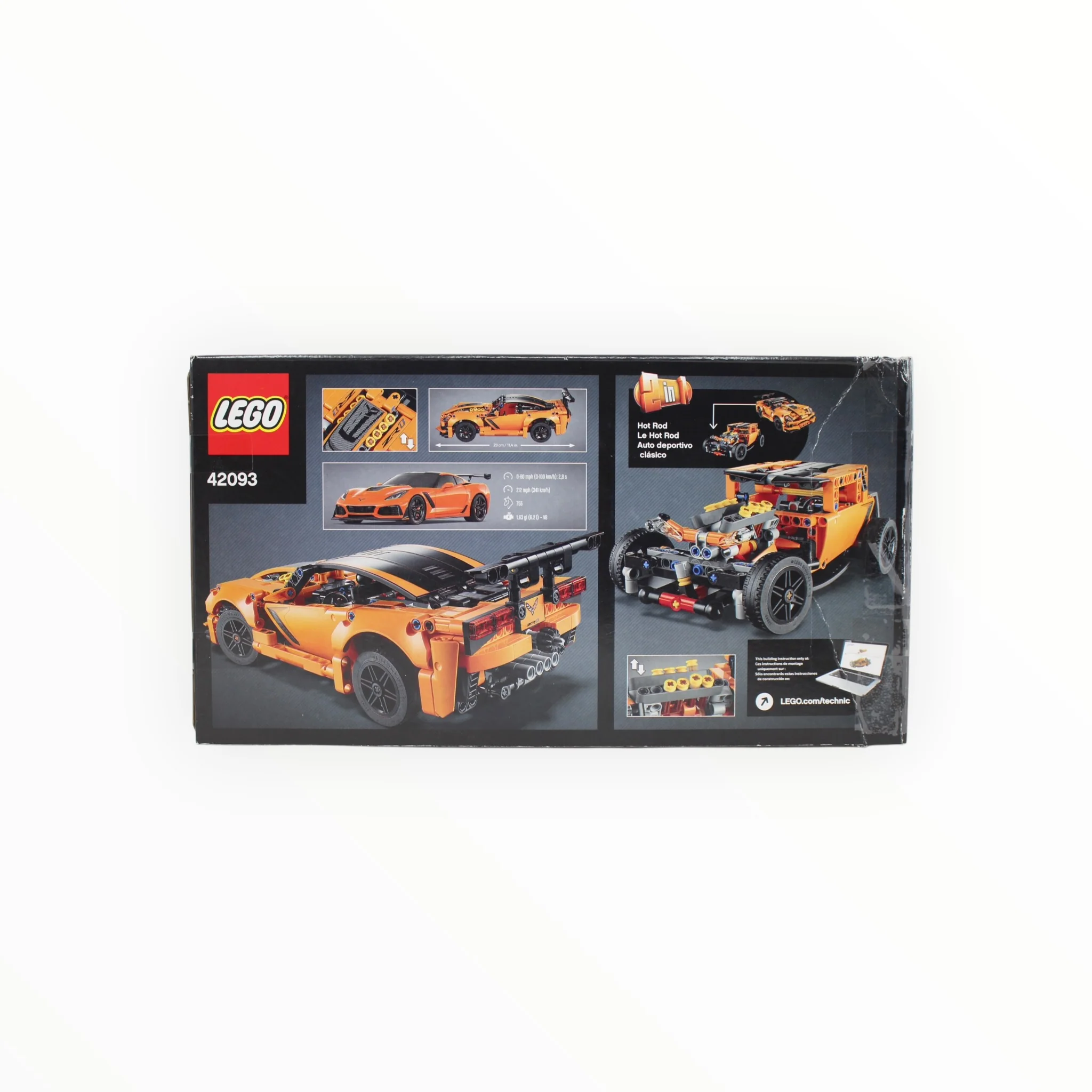 Certified Used Set 42093 Technic Chevrolet Corvette ZR1 - Image 2