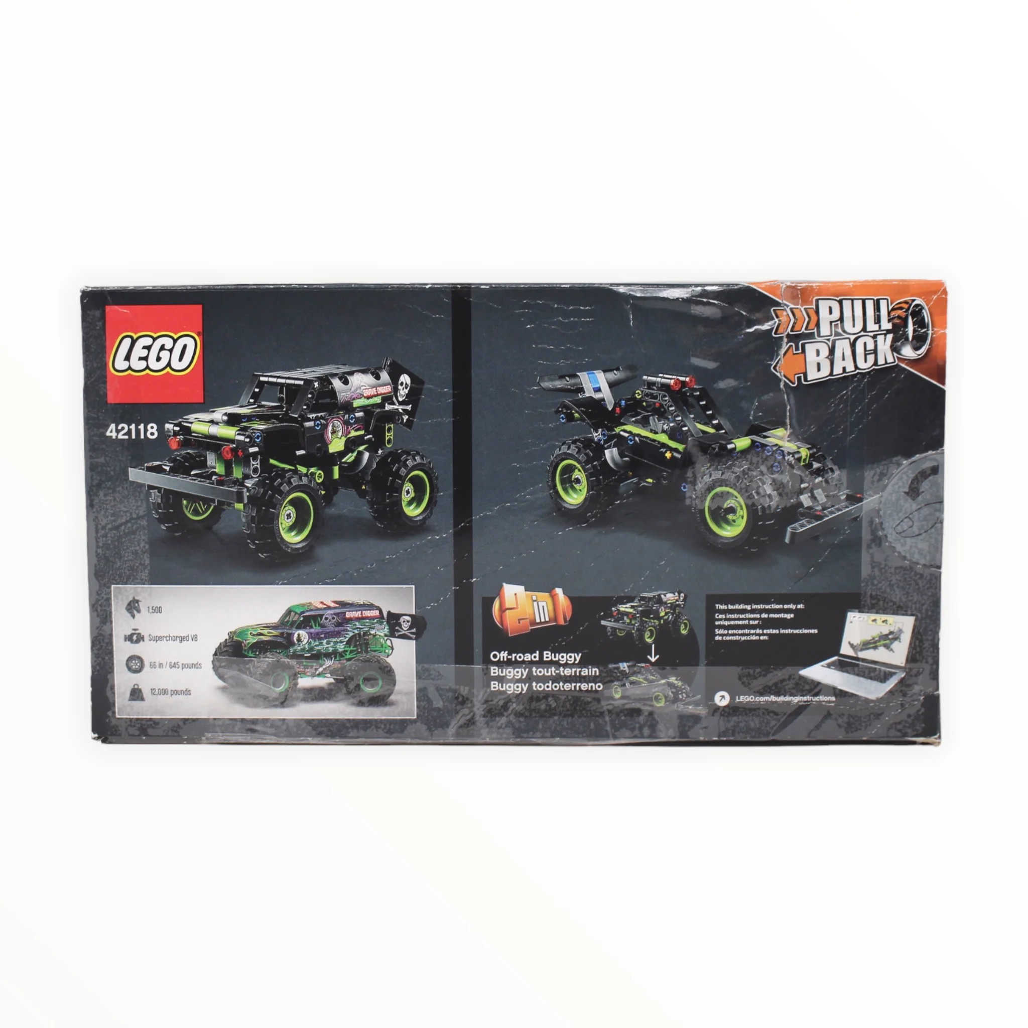 Certified Used Set 42118 Technic Monster Jam Grave Digger - Image 2