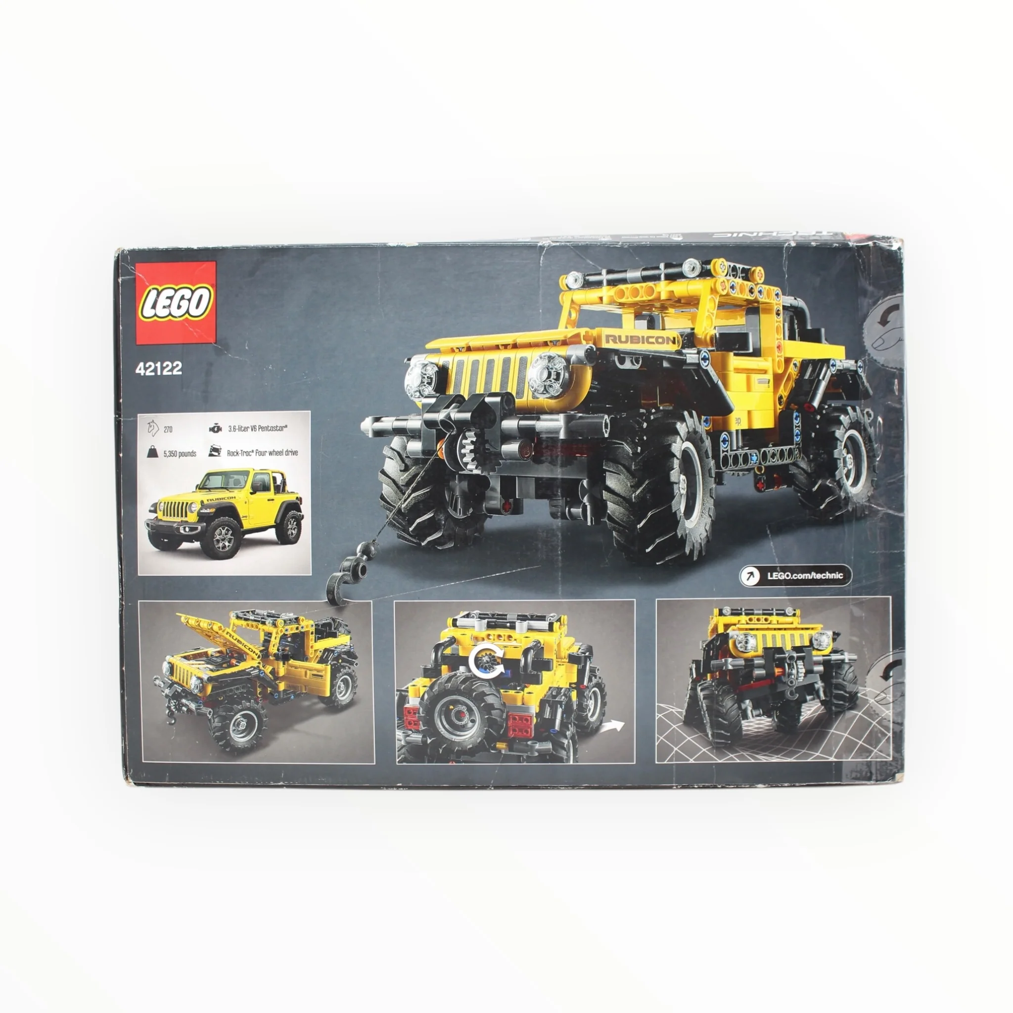 Certified Used Set 42122 Technic Jeep Wrangler (open damaged box, sealed bags) - Image 2