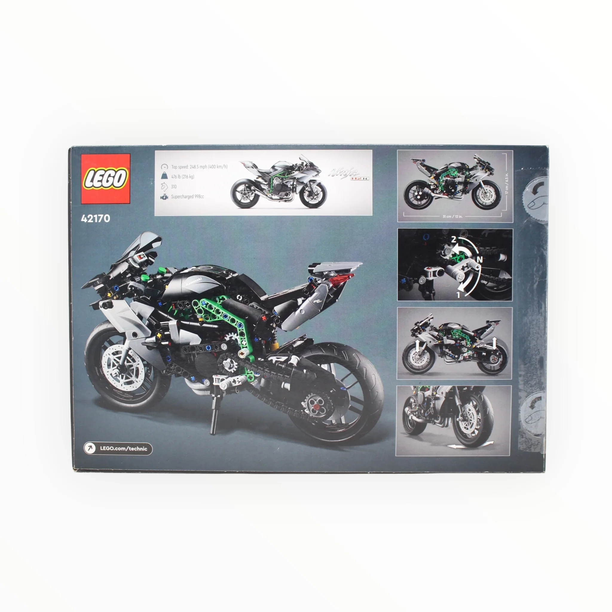 Certified Used Set 42170 Technic Kawasaki Ninja H2 R - Image 2