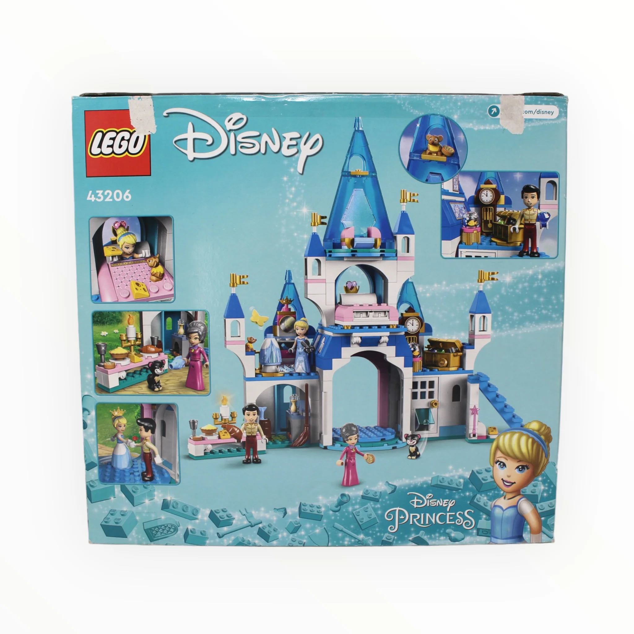 Certified Used Set 43206 Disney Cinderella and Prince Charming’s Castle - Image 2