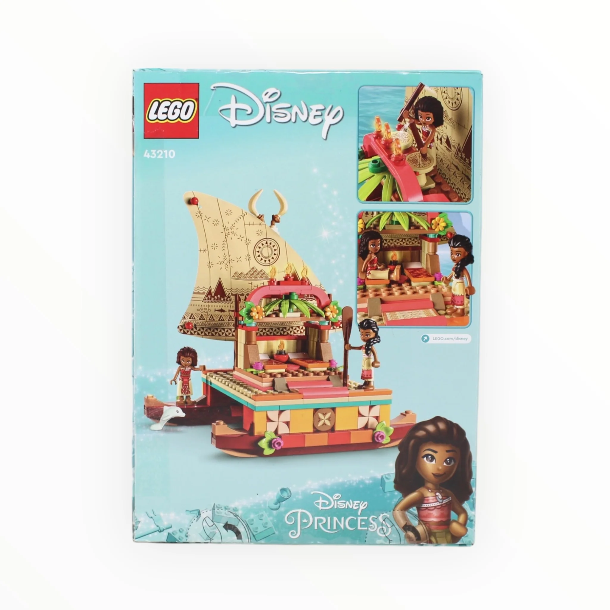Certified Used Set 43210 Disney Moana’s Wayfinding Boat - Image 2