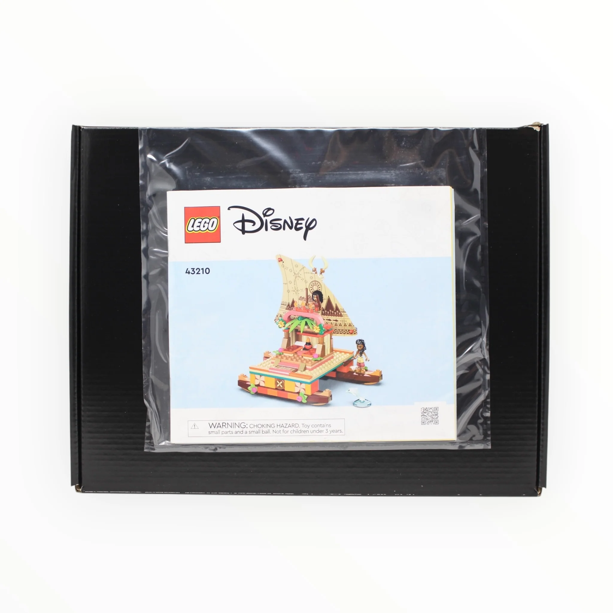 Certified Used Set 43210 Disney Moana’s Wayfinding Boat (no box)