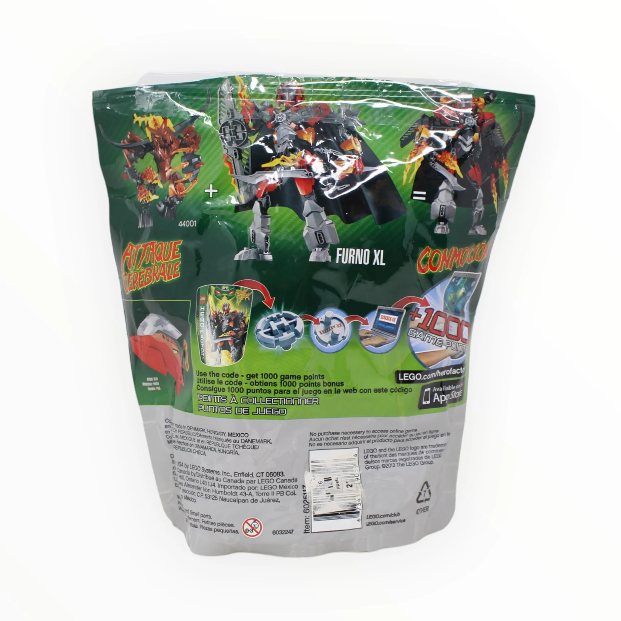 Certified Used Set 44000 Hero Factory Furno XL - Image 2