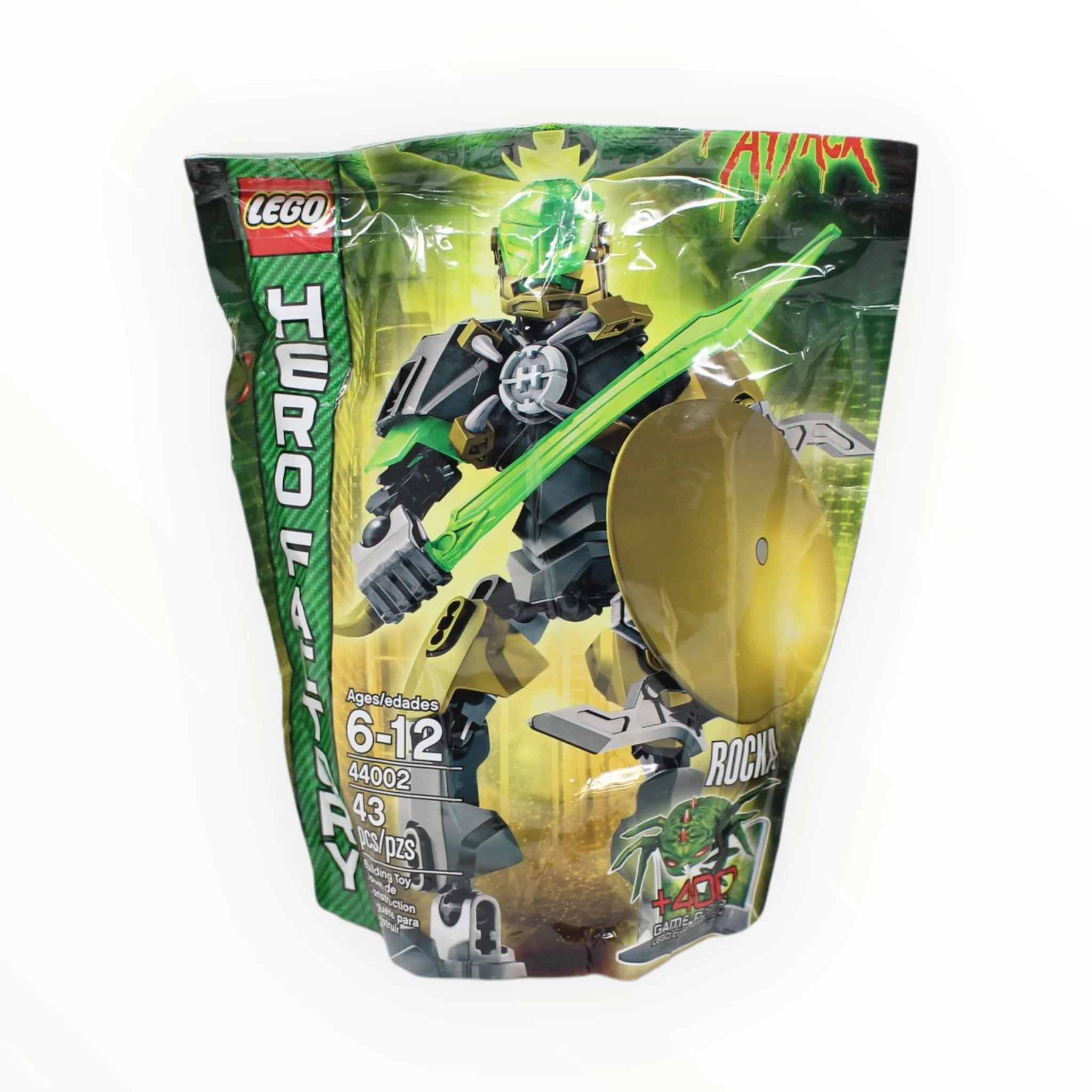 Certified Used Set 44002 Hero Factory Rocka