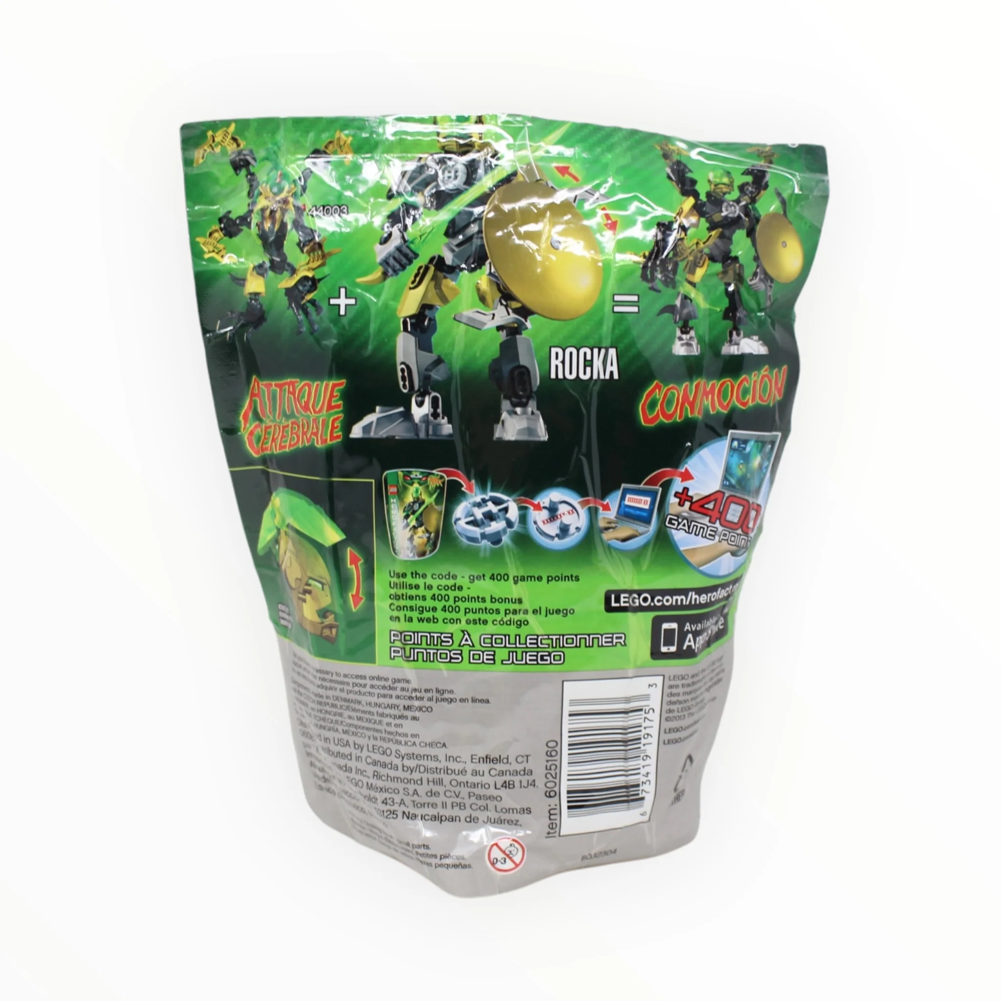 Certified Used Set 44002 Hero Factory Rocka - Image 2