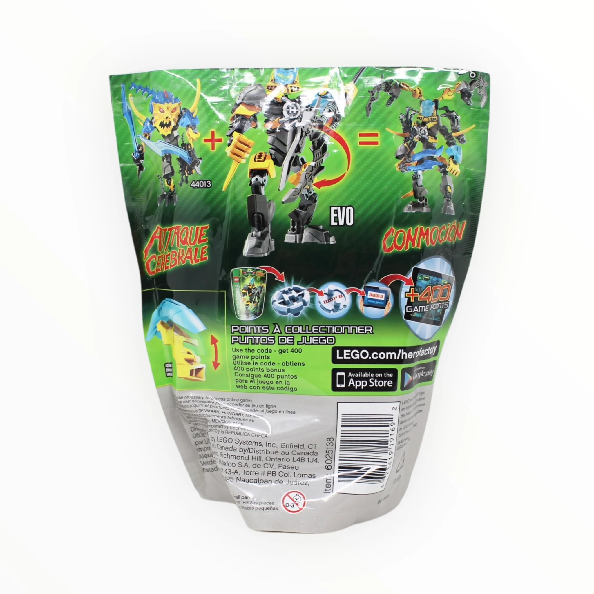 Certified Used Set 44012 Hero Factory Evo - Image 2