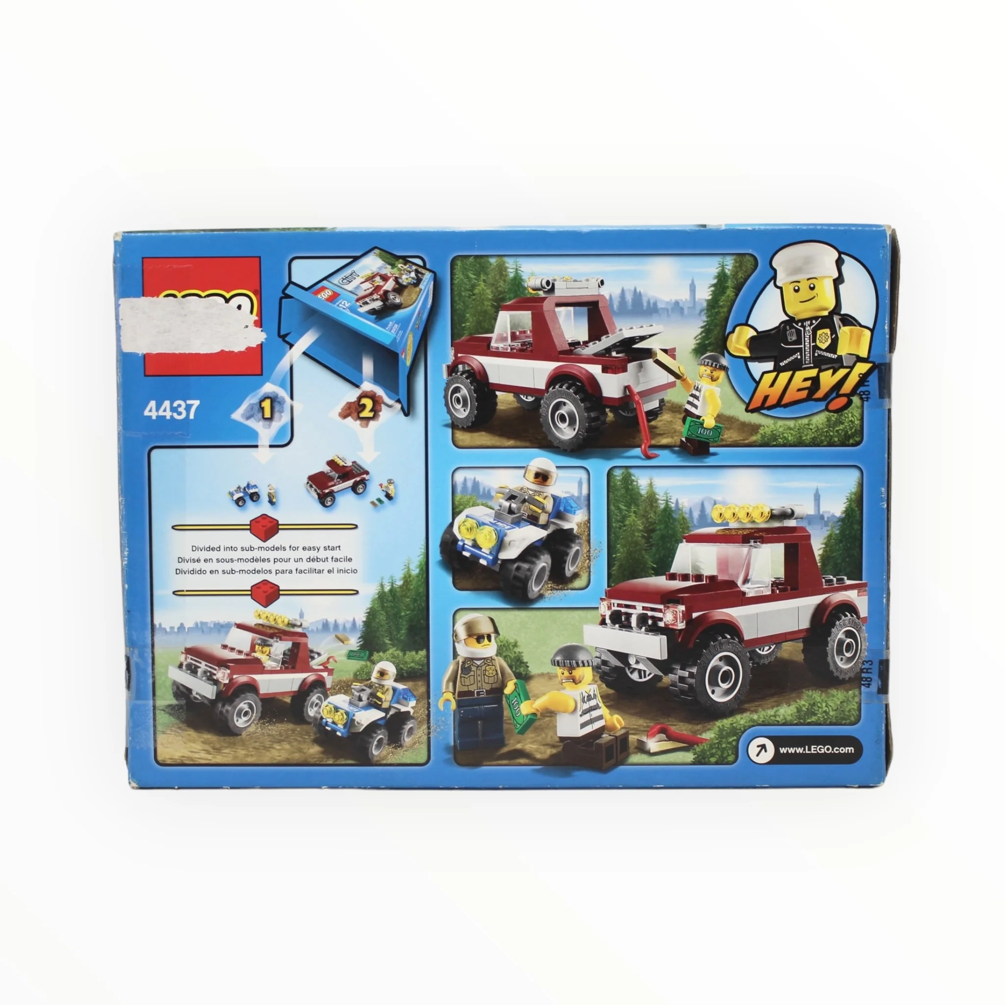 Certified Used Set 4437 City Police Pursuit (open box, sealed bags) - Image 2