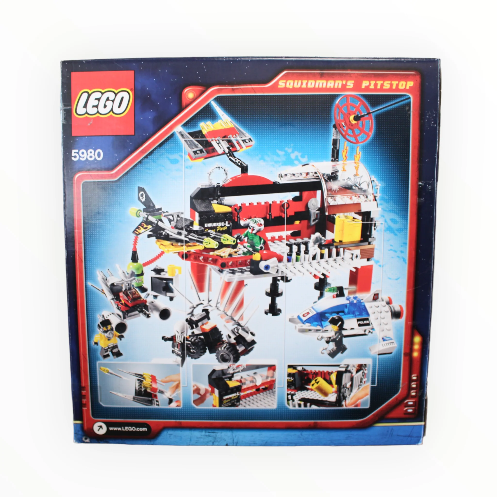 Certified Used Set 5980 Space Police Squidman’s Pitstop (read description) - Image 2