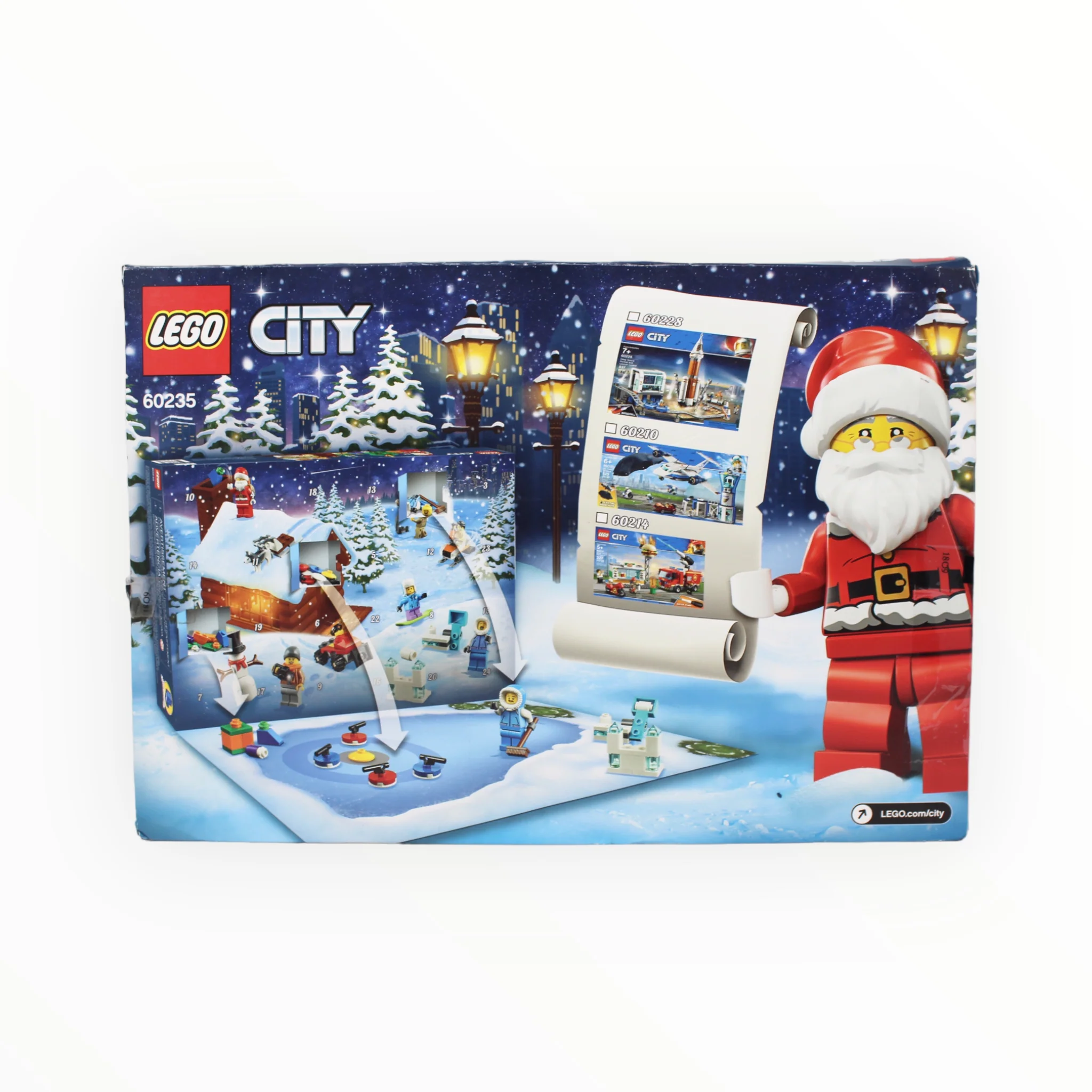 Certified Used Set 60235 City Advent Calendar (2019, open box, sealed bags) - Image 2