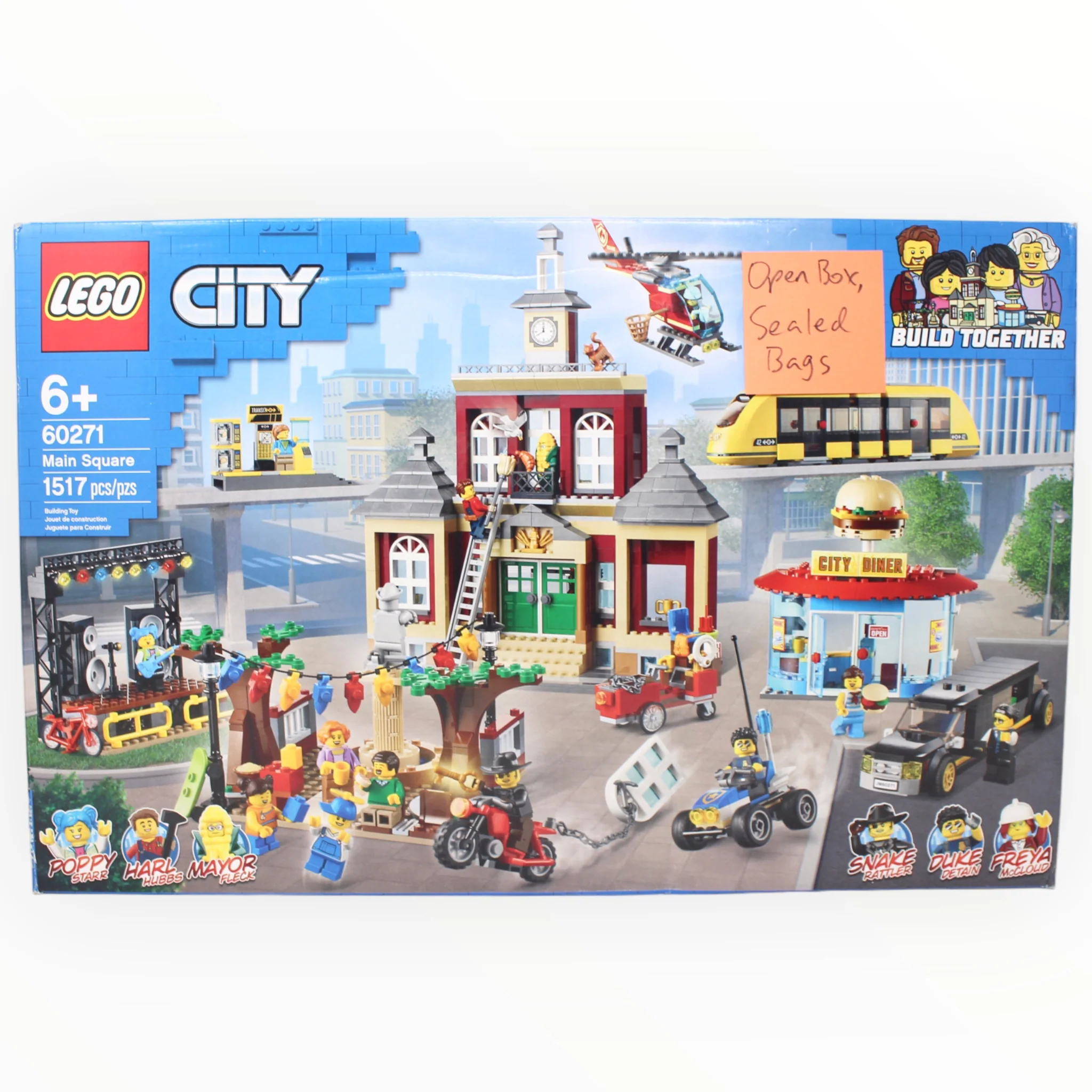 Certified Used Set 60271 City Main Square (open box, sealed bags)