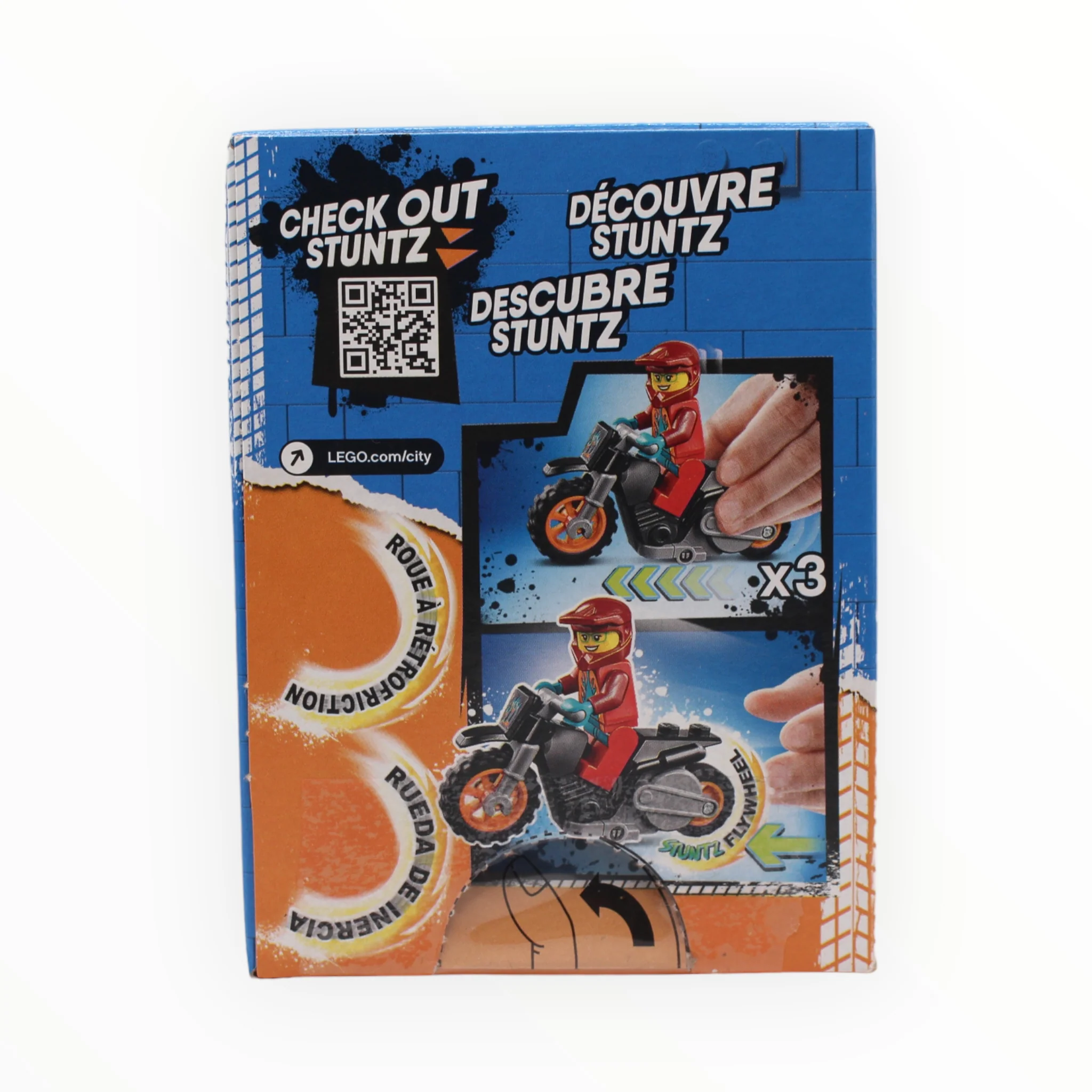 Certified Used Set 60311 Stuntz Fire Stunt Bike - Image 2