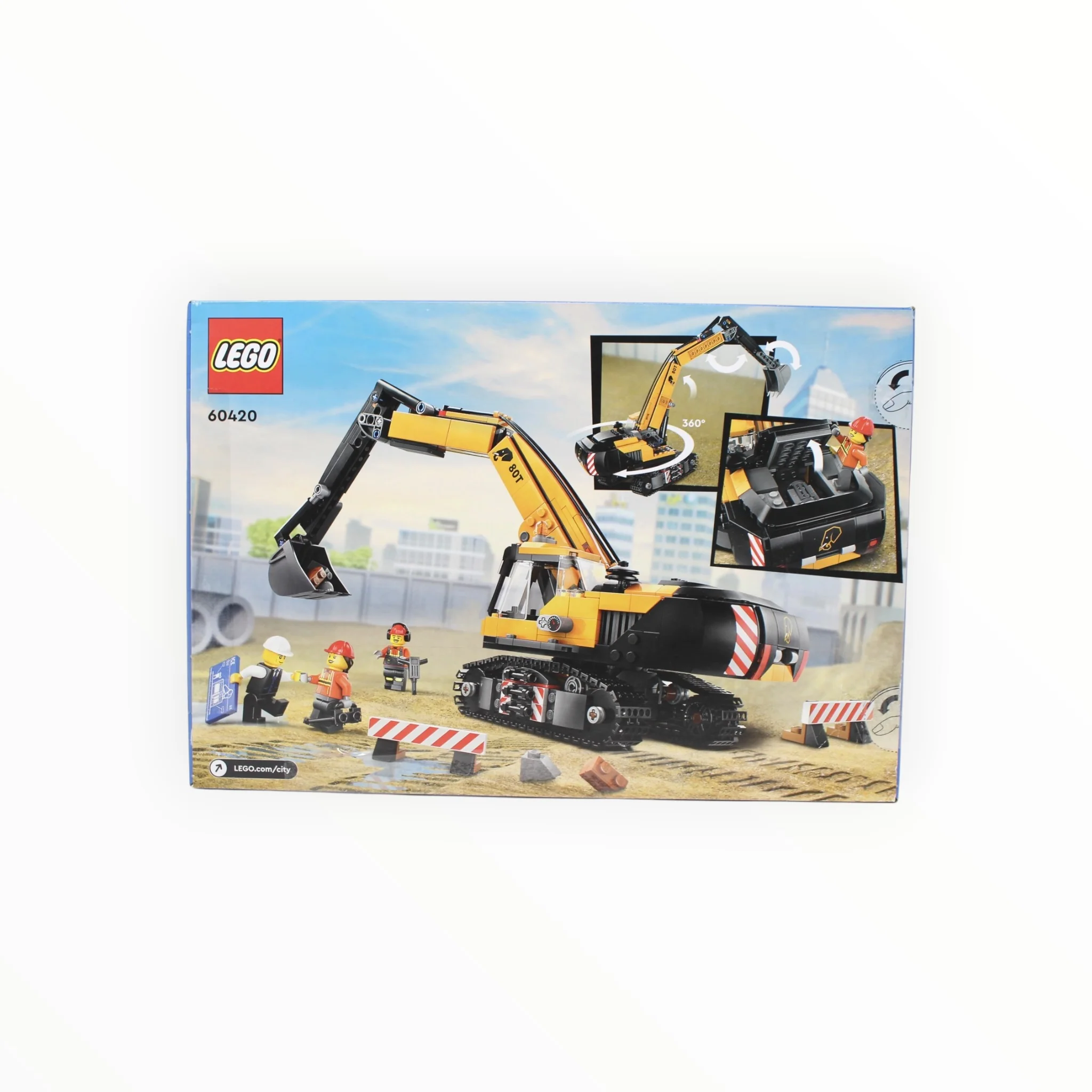 Certified Used Set 60420 City Construction Excavator - Image 2