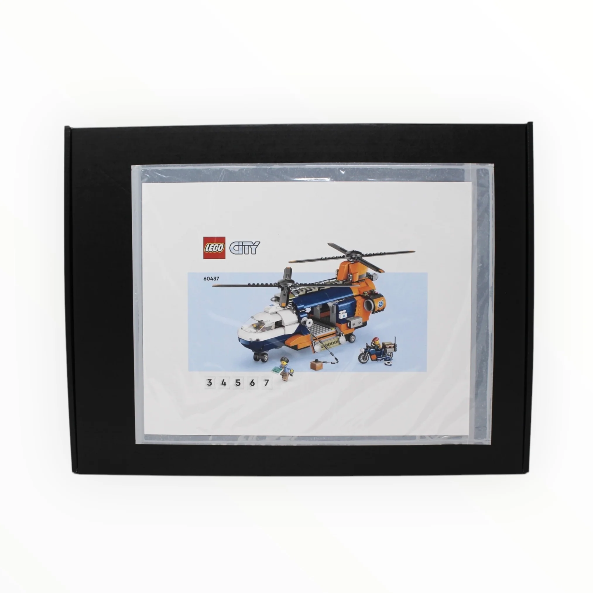 Certified Used Set 60437 City Jungle Explorer Helicopter at Base Camp (no box, sealed bags)