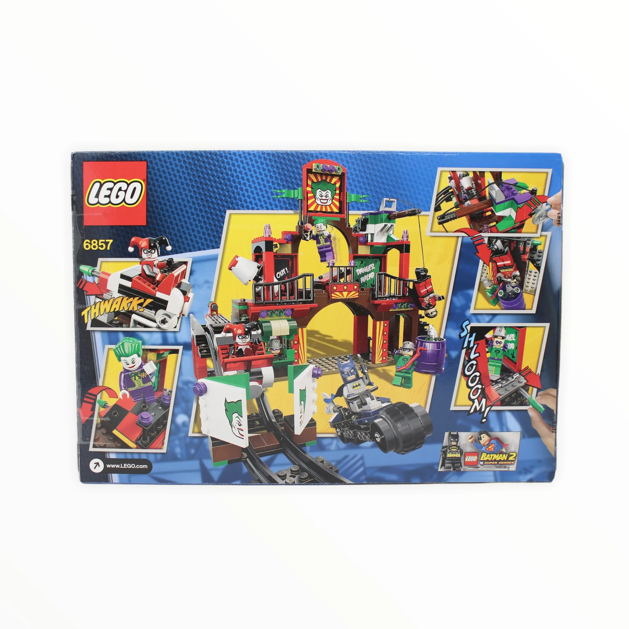 Certified Used Set 6857 DC Super Heroes The Dynamic Duo Funhouse Escape - Image 2