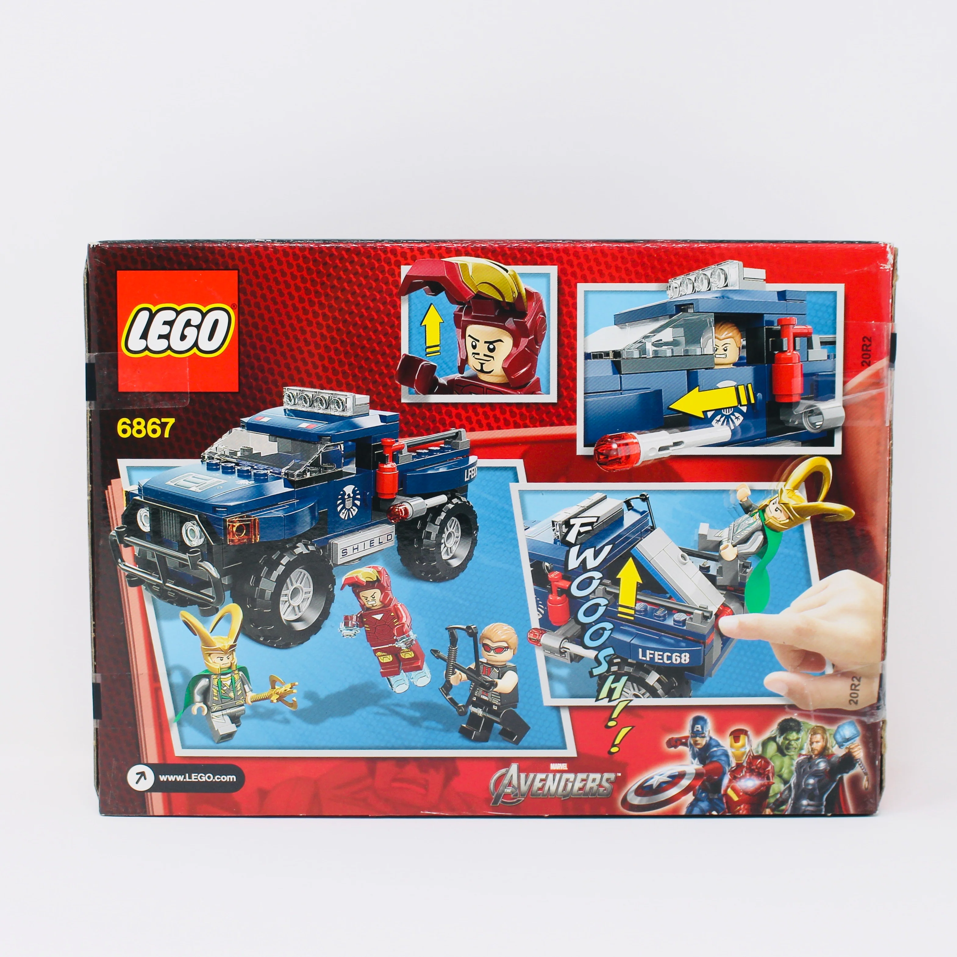 Certified Used Set 6867 Marvel Super Heroes Lokis Cosmic Cube Escape - Image 2