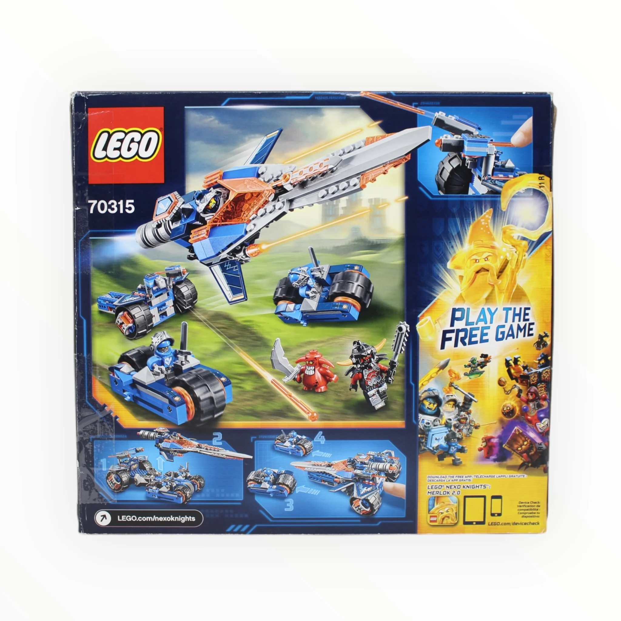 Certified Used Set 70315 Nexo Knights Clay’s Rumble Blade - Image 2