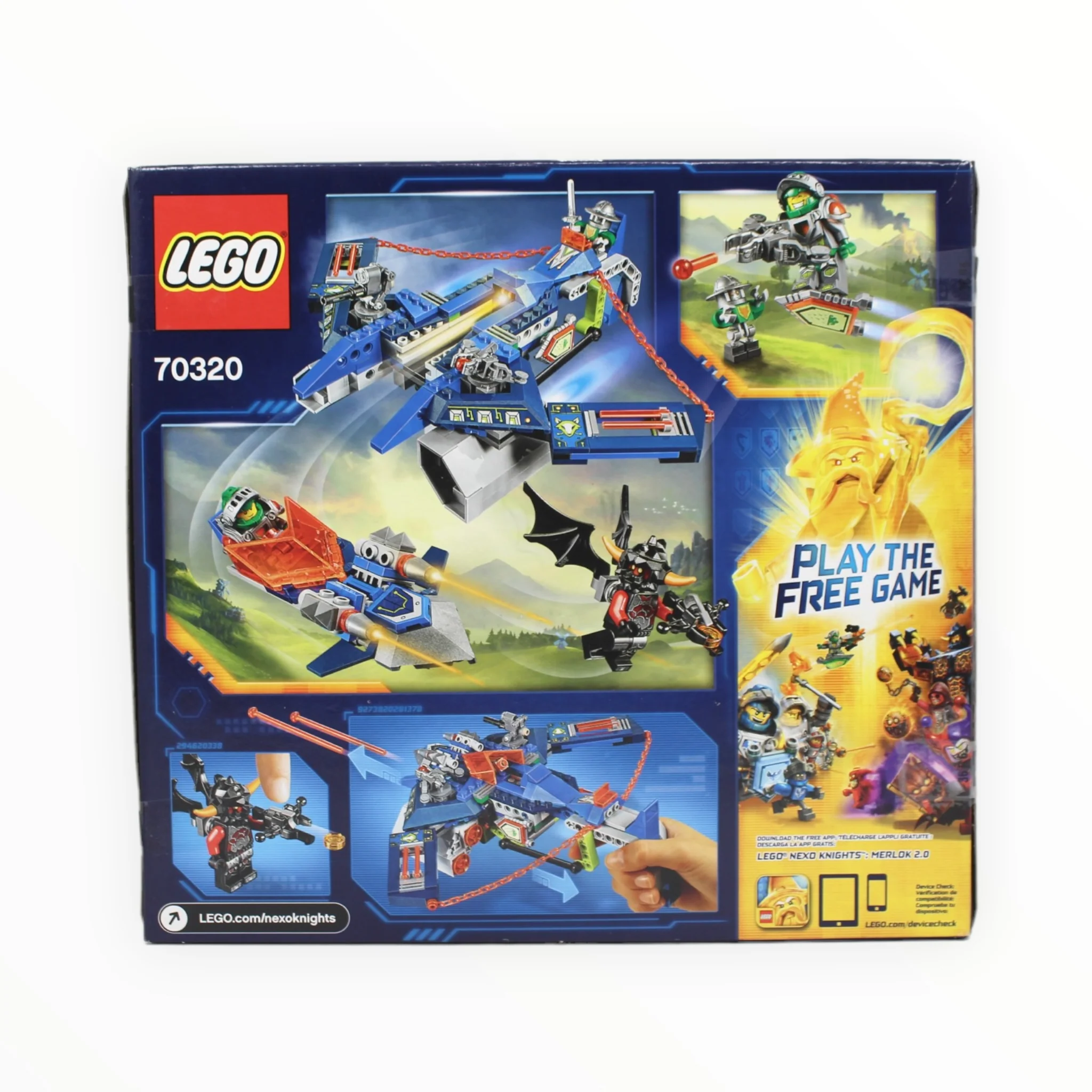 Certified Used Set 70320 Nexo Knights Aaron Fox’s Aero-Striker V2 - Image 2