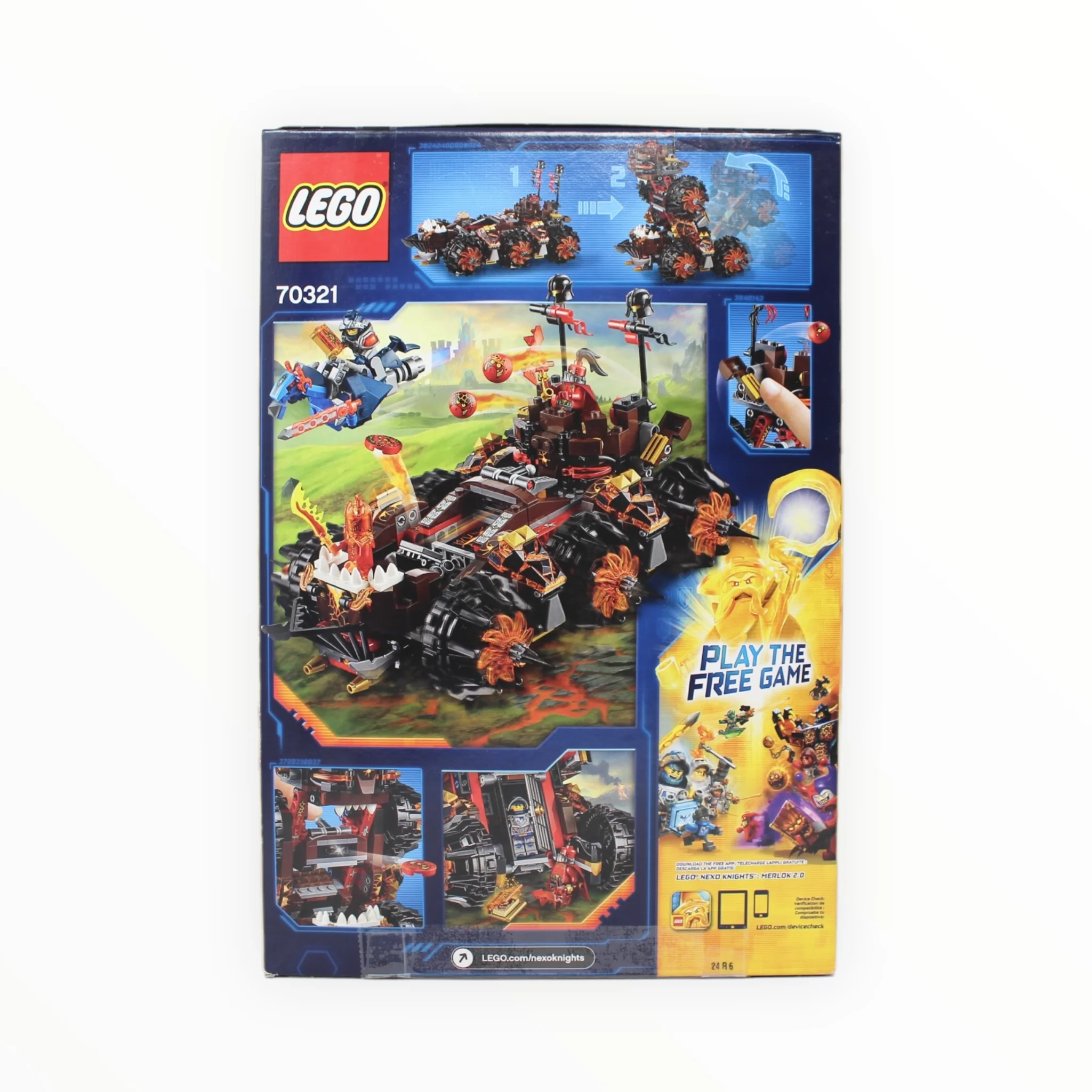 Certified Used Set 70321 Nexo Knights General Magmar’s Siege Machine of Doom - Image 2